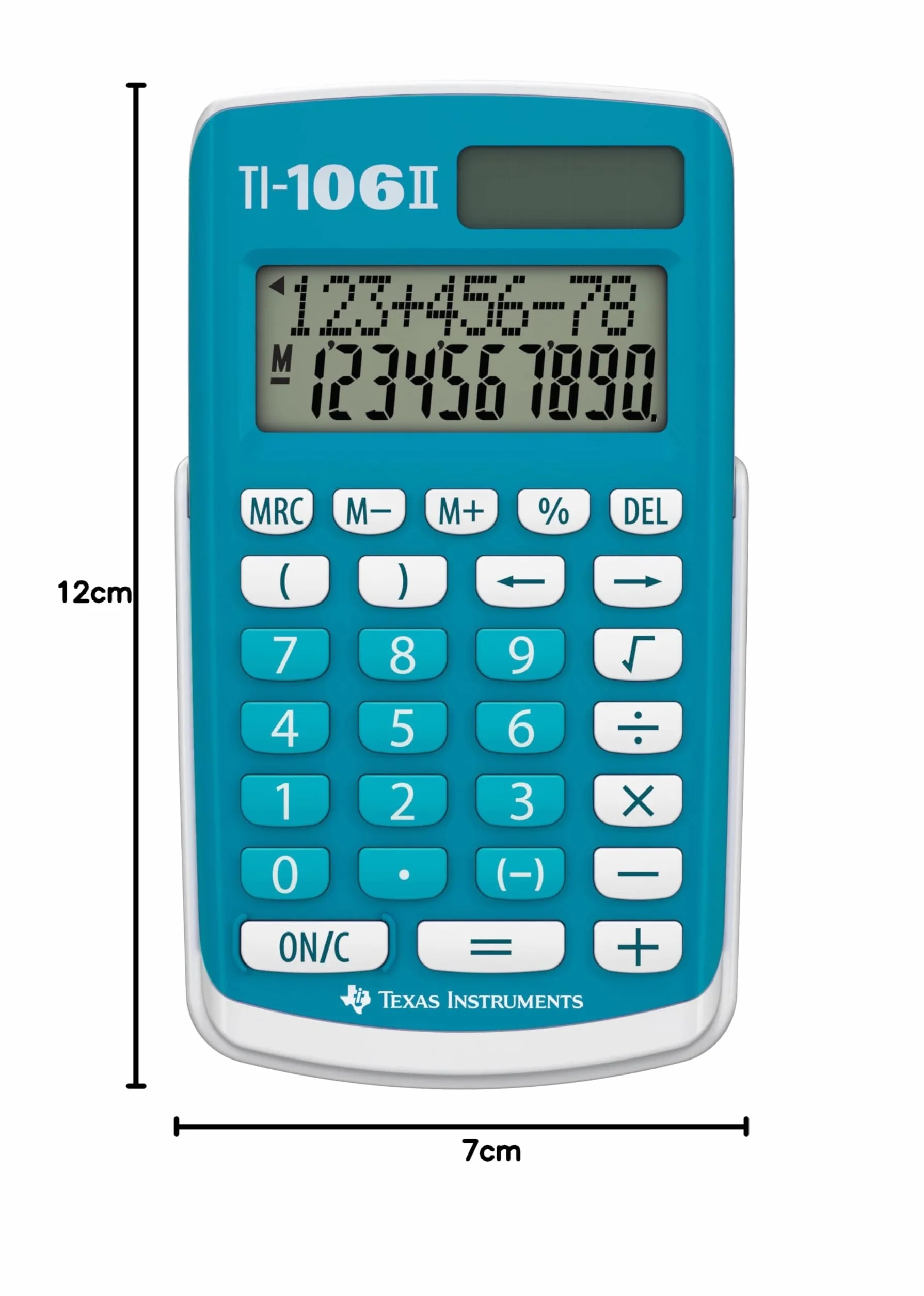 Texas Instruments TI-106 II Calculatrice Scientifique Solaire Poche