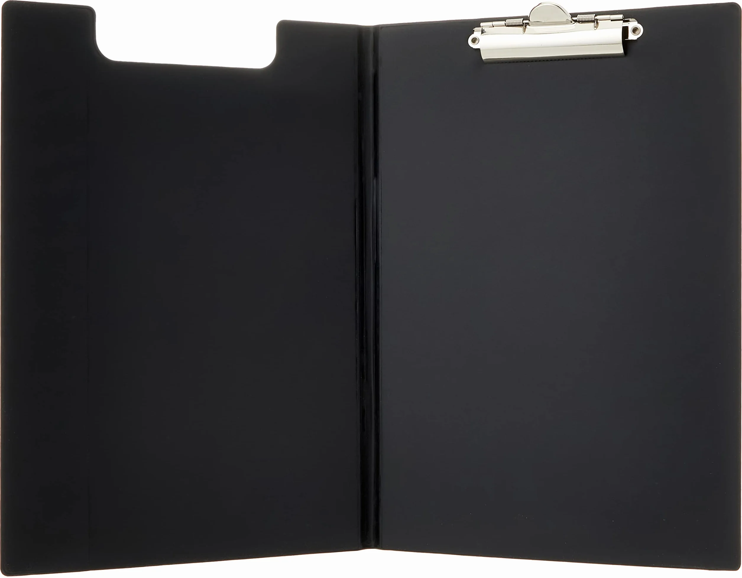 Porte-Bloc avec Pince et Rabat Format A4 Poche Intérieure Noir 235701