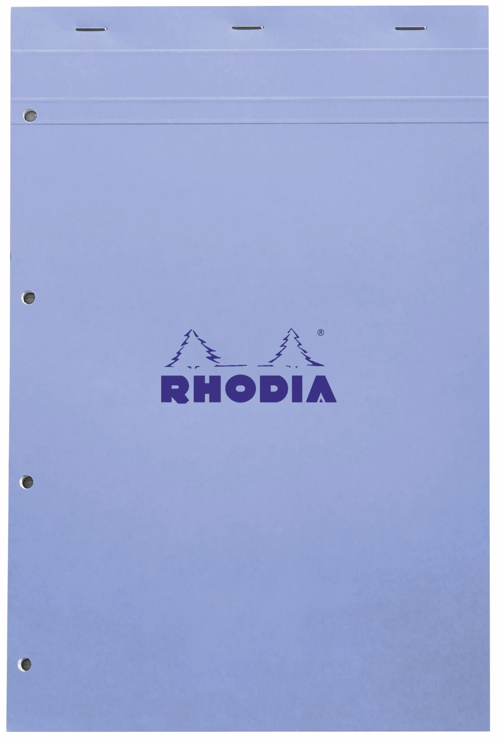 Rhodia bloc agrafé COULEURS N°20 A4+ 21x31,8 cm Grands Carreaux Seyès 80 F Détach Papier Clairefontaine 80g/m²