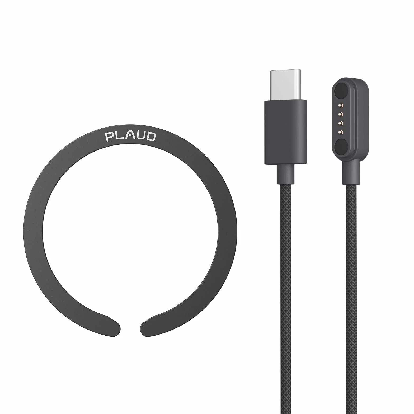 Plaud Note Pro Kit de Remplacement Câble Charge Magnétique USB-C Anneau 0,2″ Accessoire Officiel
