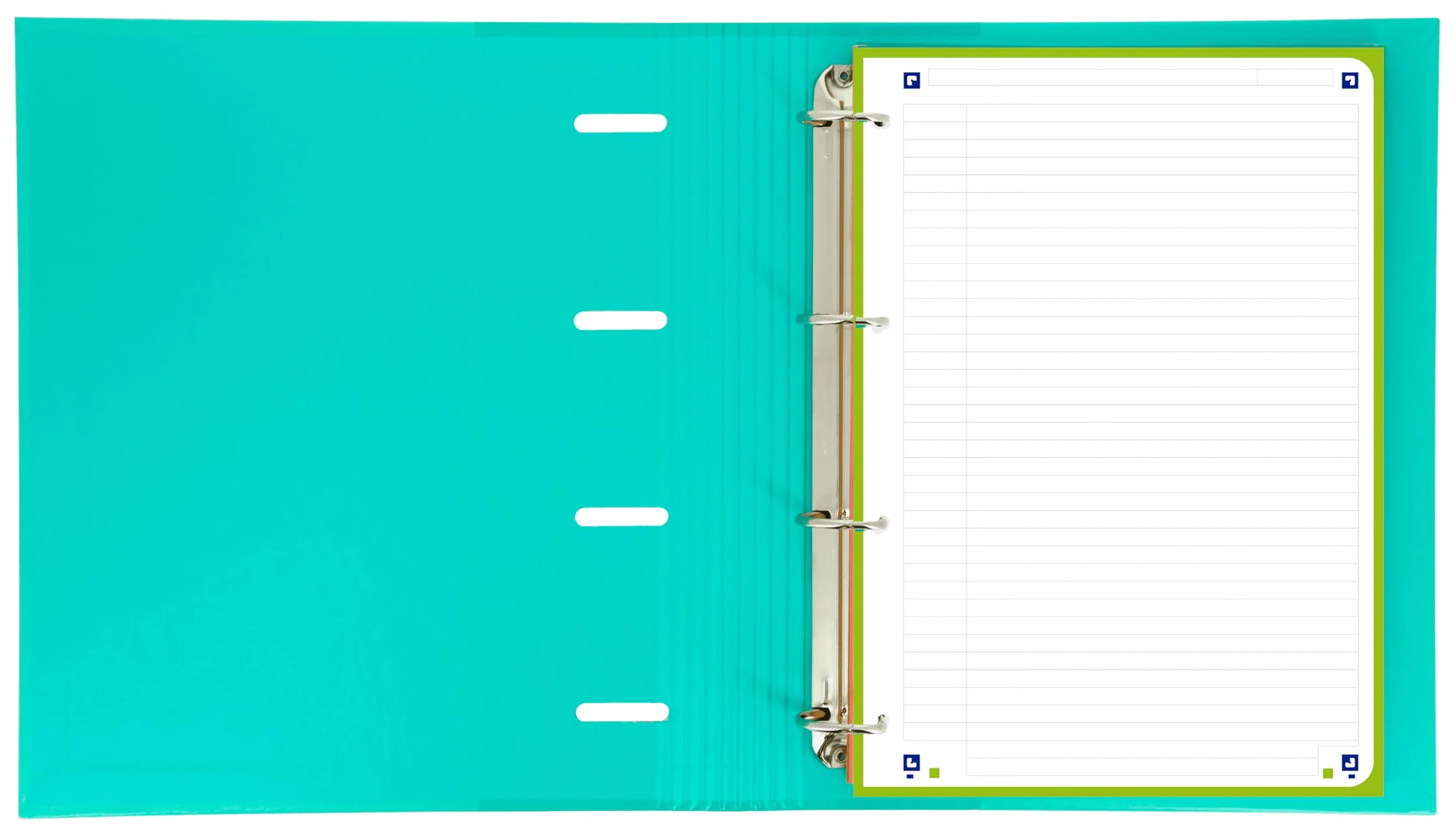 Oxford Feuilles Quadrillées Perforées A4, Lot de 2, 240 Feuilles, Quadrillage 5 x 5