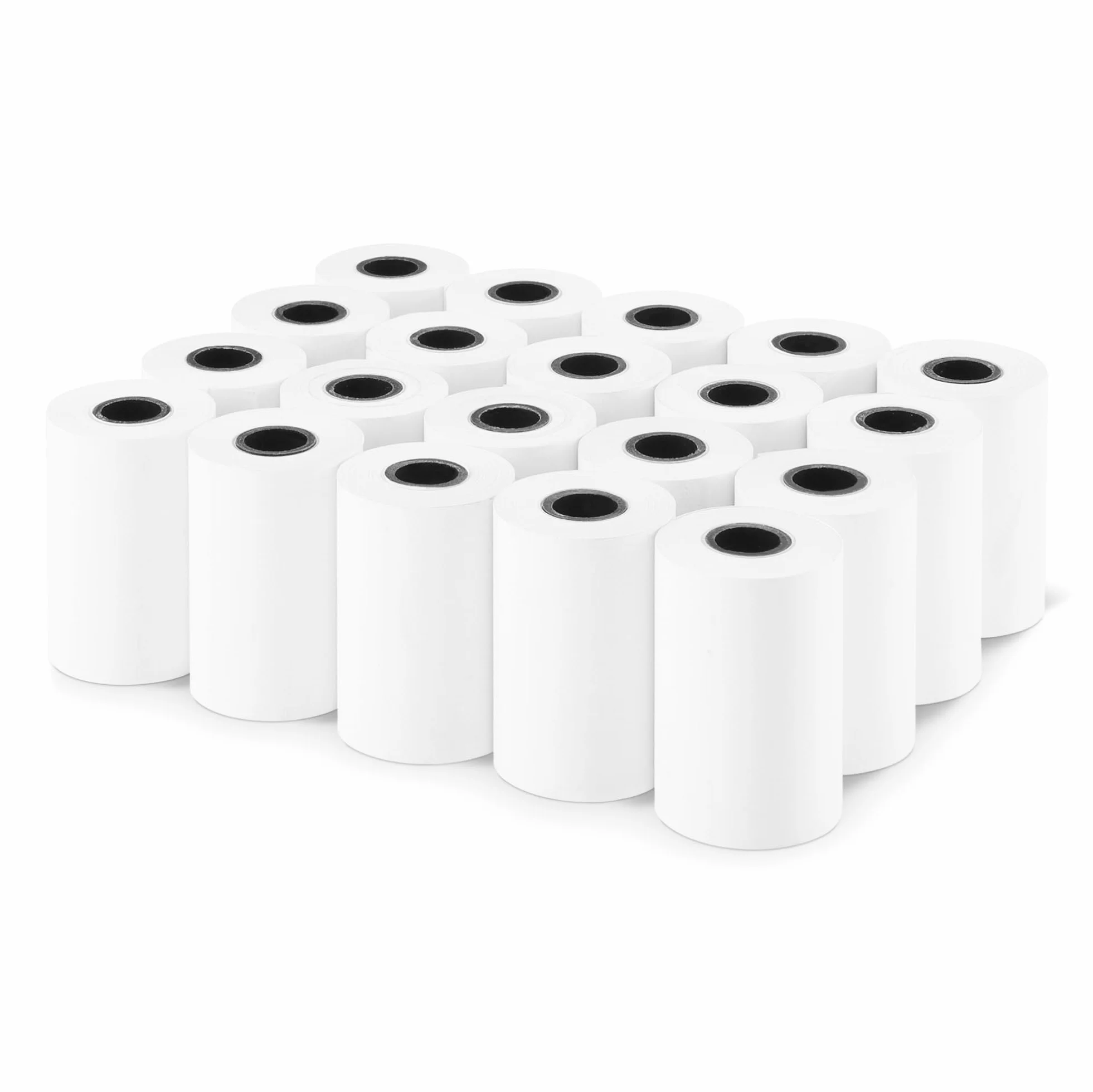 Amazon Basics Rouleaux de reçus en papier thermique 57 x 40 mm 20 rouleaux