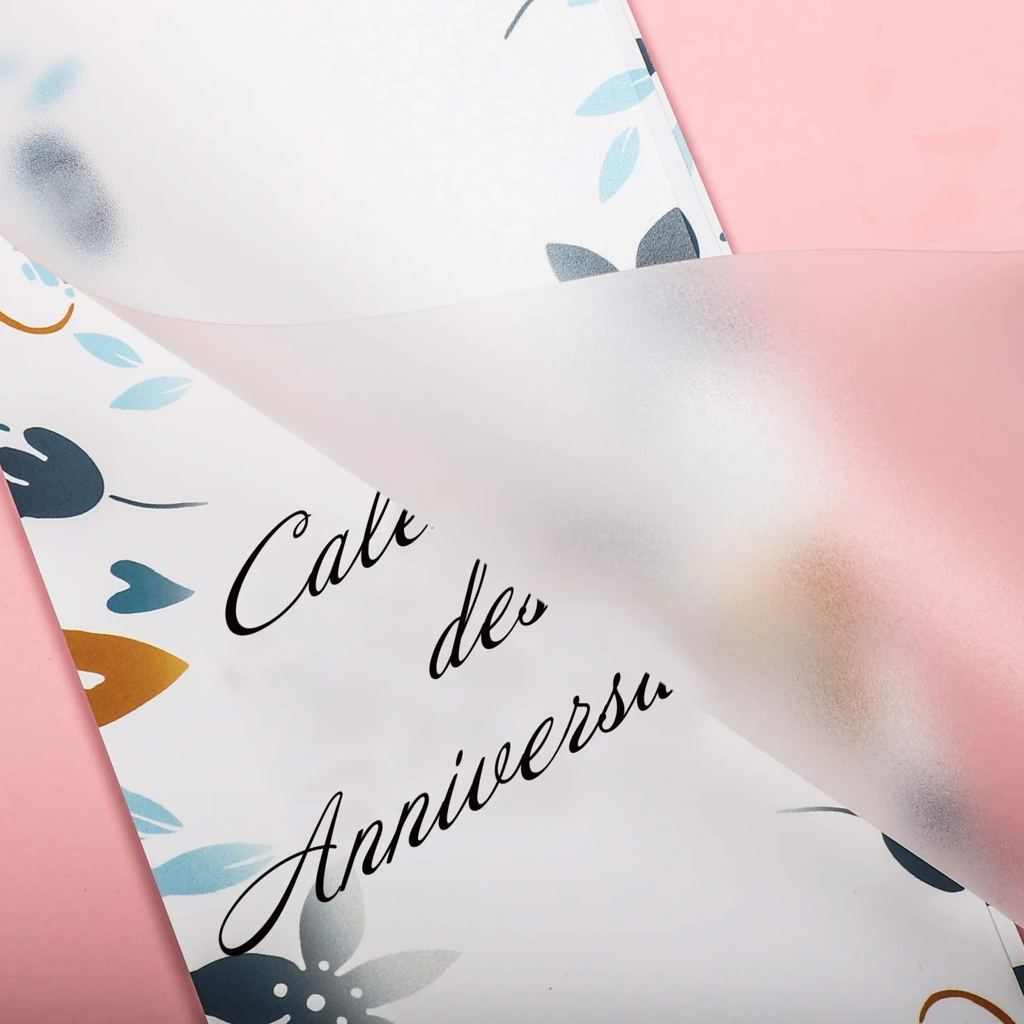 Calendrier Perpetuel Anniversaire Mural Francais Bleu