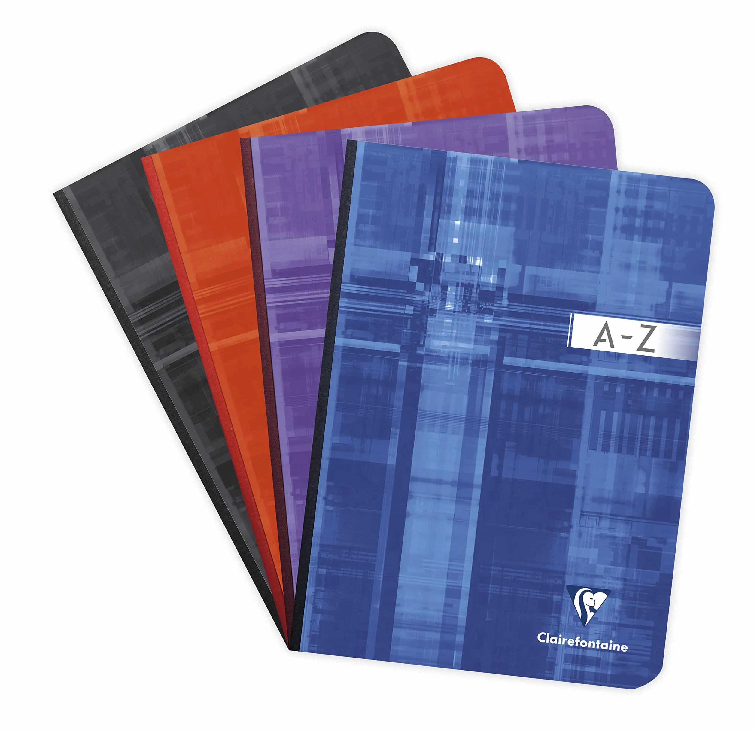 Clairefontaine 9549C Un Répertoire Brochure Dos Toilé A5 14,8x21 cm 192 Pages Petits Carreaux Papier Blanc 90 g