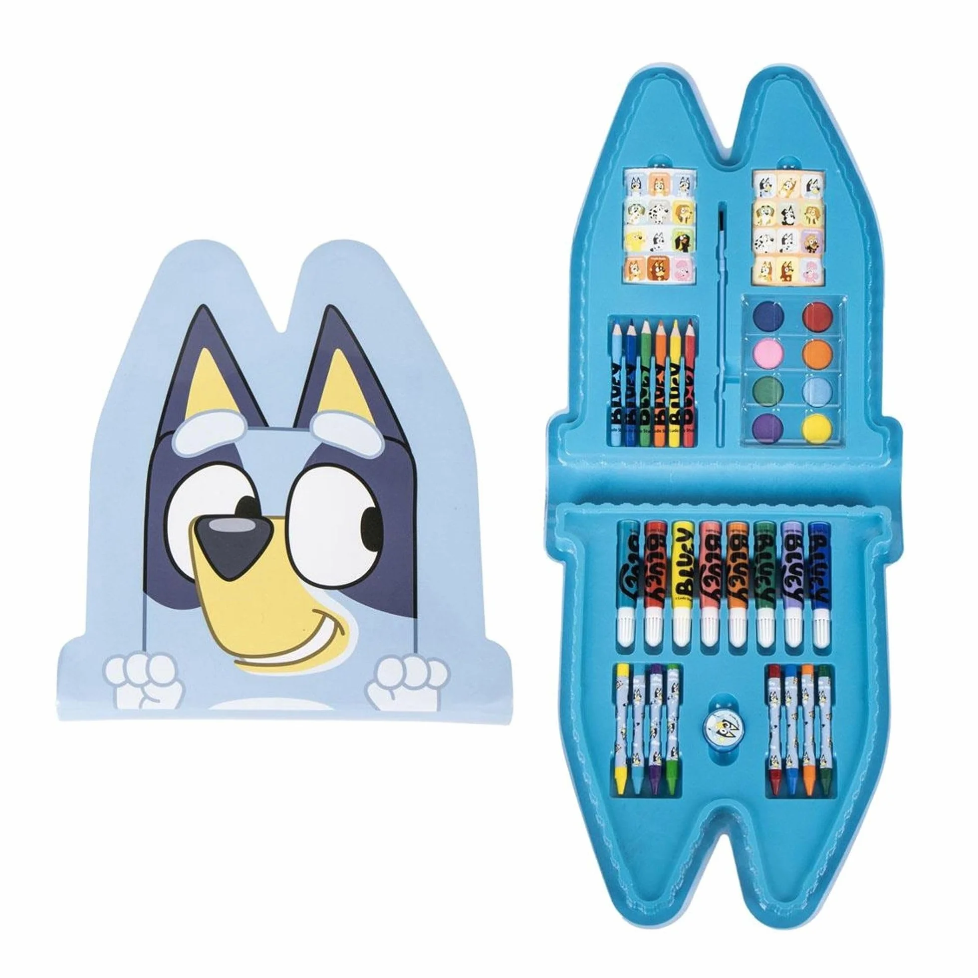 Coffret de papeterie Bluey officiel - Trousse scolaire design original pour rentrée garçons filles