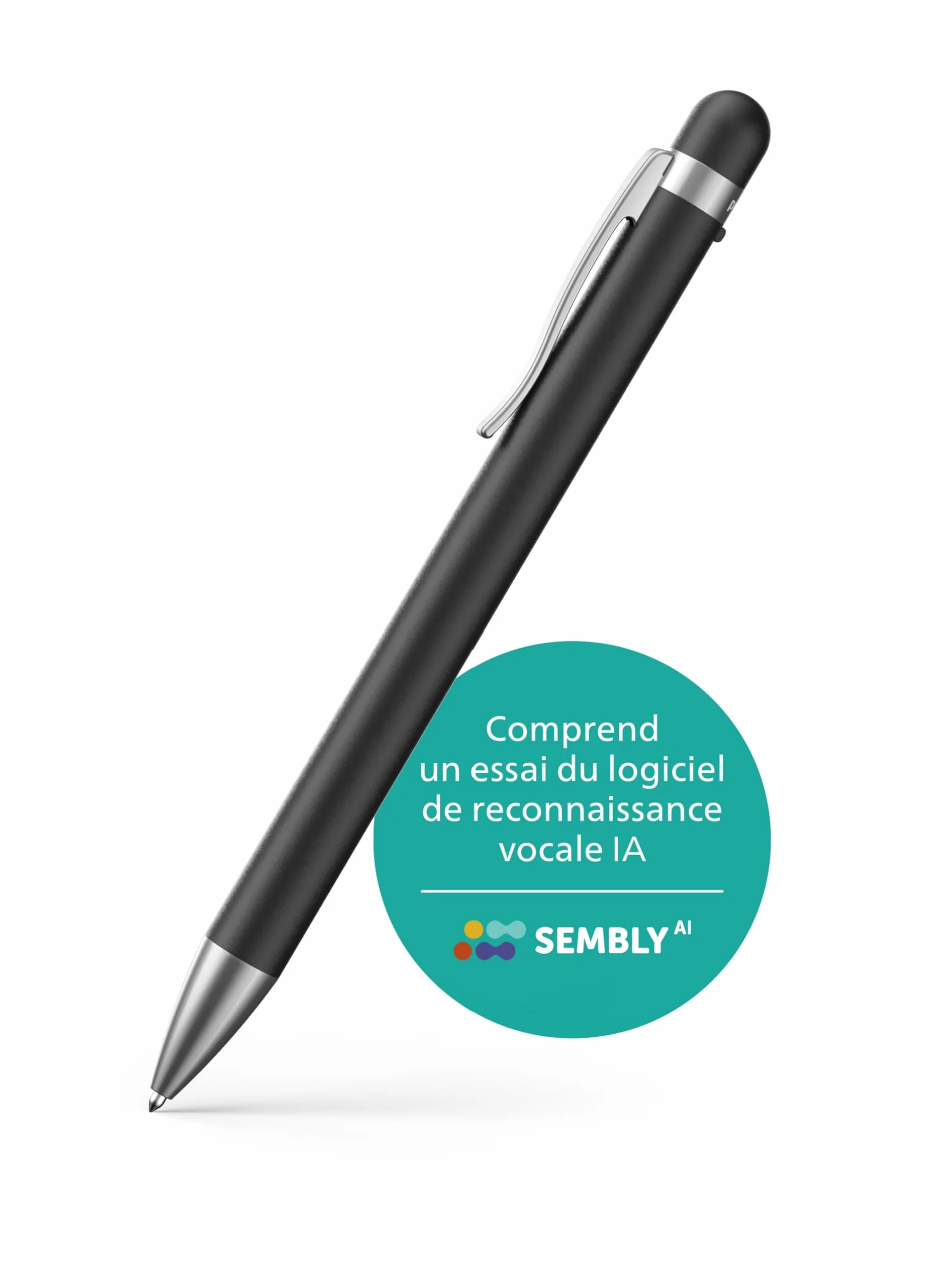 Philips VoiceTracer DVT1600 Stylo enregistreur 32 Go Sembly AI Transcription résumés