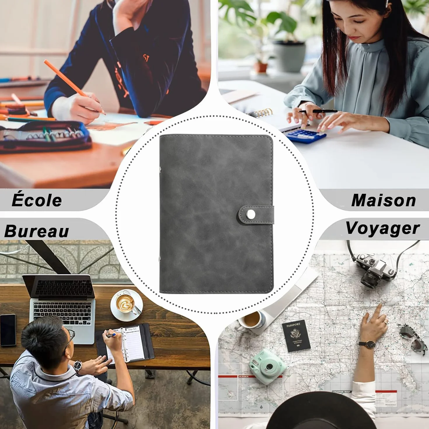 Classeur Budget A6 Francais Qupuce Budget Planner 8 Épargne Défis 10 Enveloppe Pochettes 12 Tracker 30 Catégories