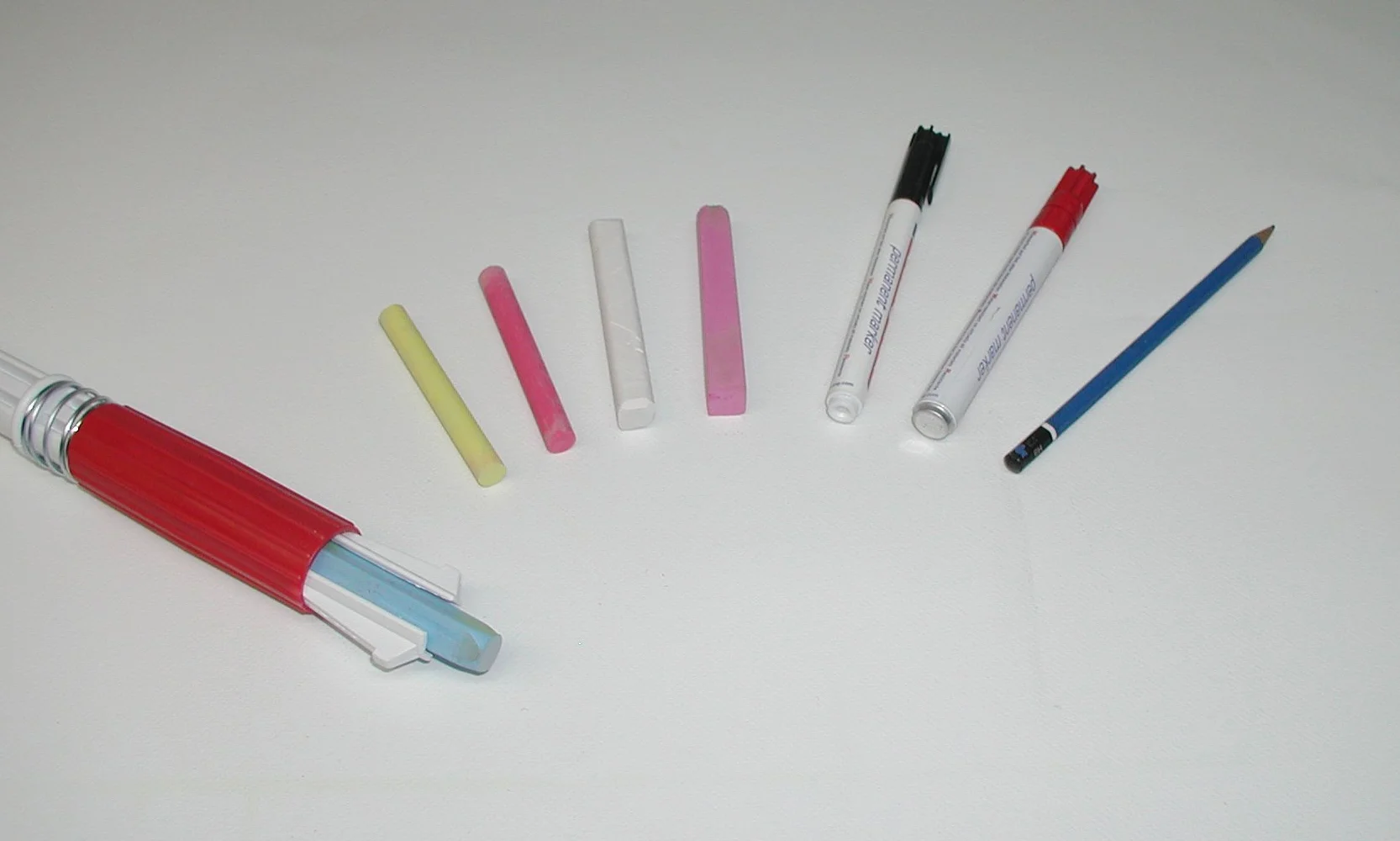 WISSNER AKTIV lernen Compas pour Tableau avec 3 Pieds rotatifs en Plastique Blanc RE-Plastic