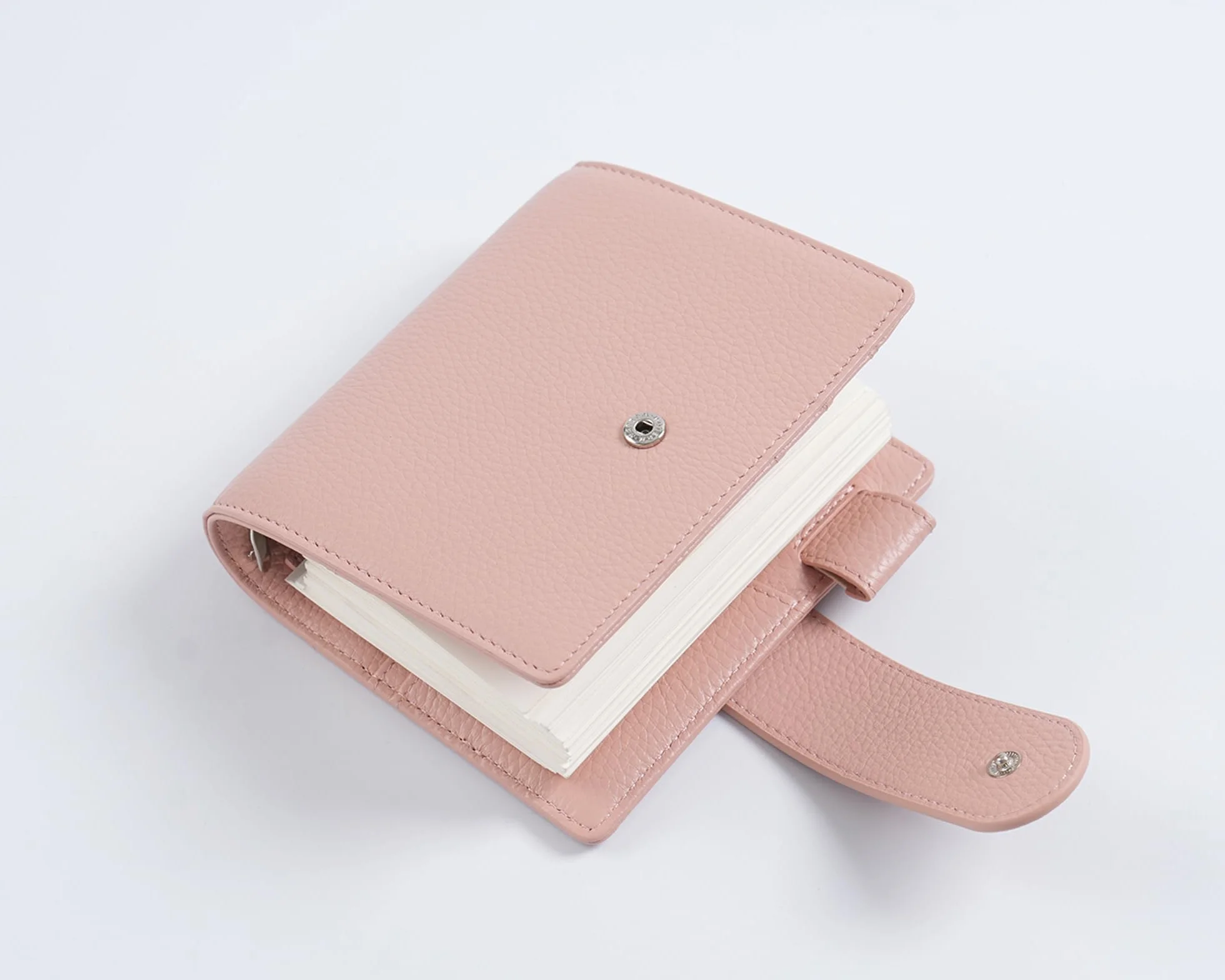 Moterm Elite Agenda de Poche A7 Organiseur en Cuir Véritable Kiesel-Staubrose 25mm