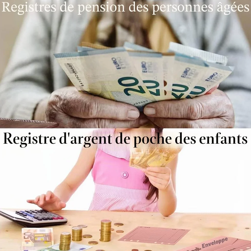 Lot de 12 enveloppes de budget colorées avec trou perforé, système épais pour économiser de l'argent, suivi des dépenses
