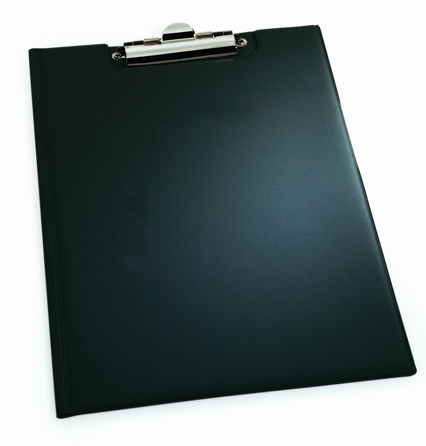 Porte-Bloc avec Pince et Rabat Format A4 Poche Intérieure Noir 235701
