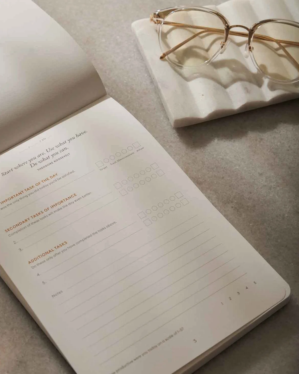 Productivity Planner Sheets - Daily Routine Planner