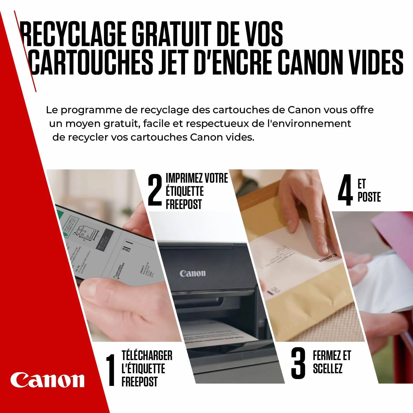 Canon PG-545 CL-546 Cartouches d'encre Authentique 2 Pack & Papier Photo 4x6 50 Feuilles