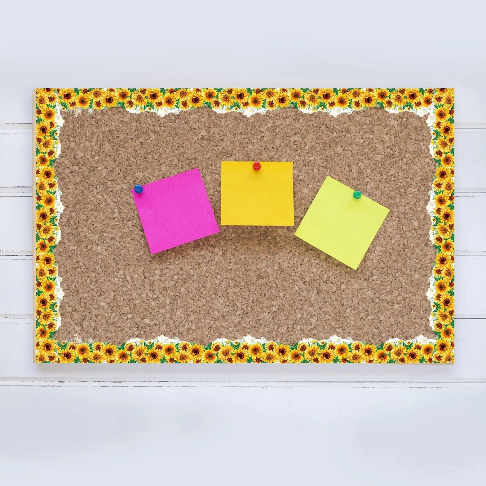 Autocollants muraux colorés 18,5 m pour tableau noir, tableau d'affichage, bordures fête scolaire
