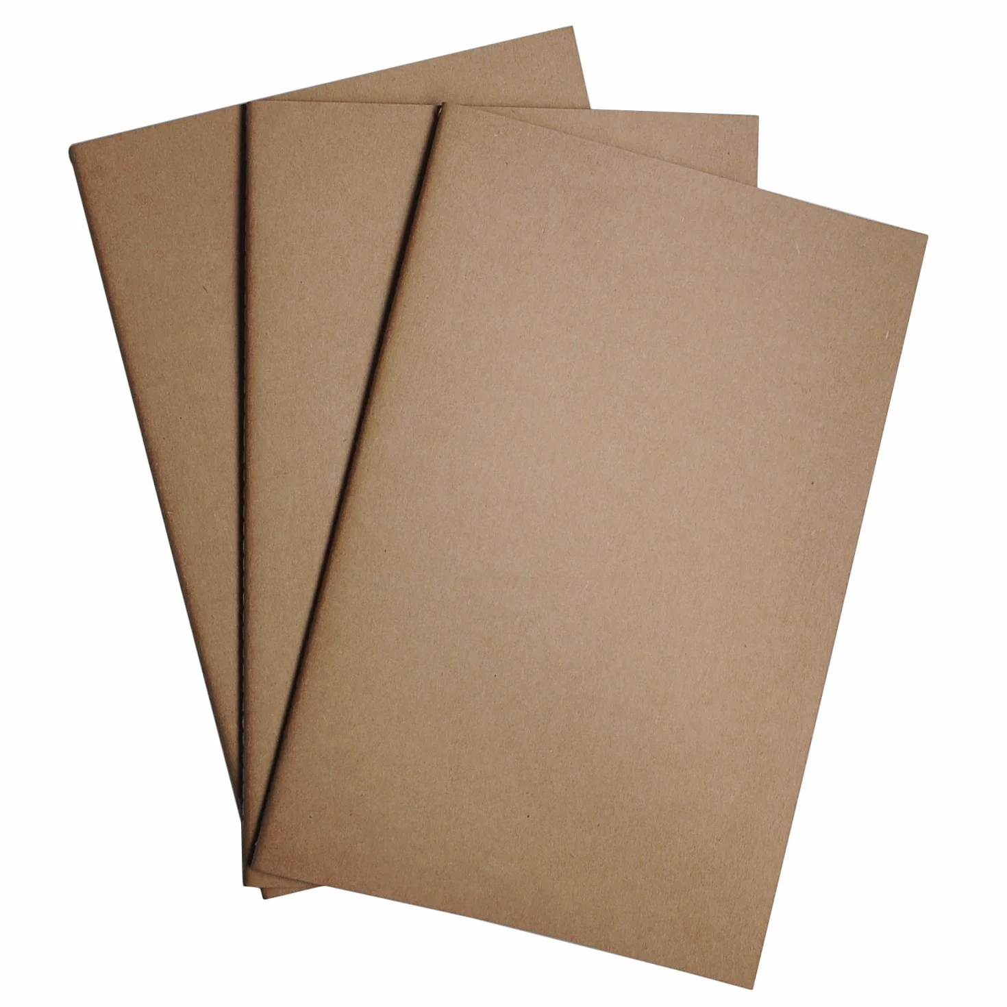 Carnet de Voyage A5 Ligné Recharge 14x21cm 3 Carnets 240 Pages