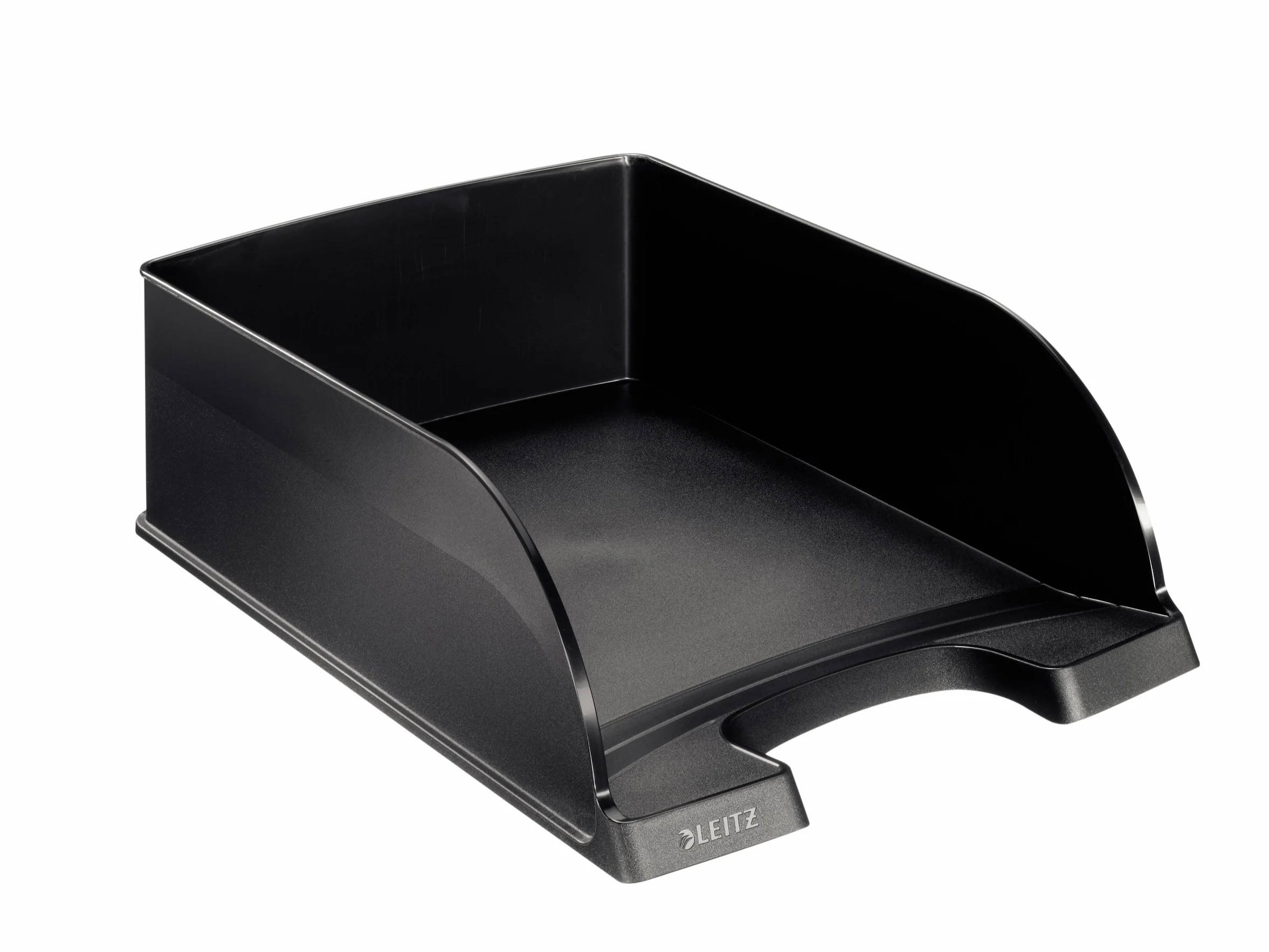 Leitz Corbeille à Courrier A4 Jumbo Noir Plus 103 mm