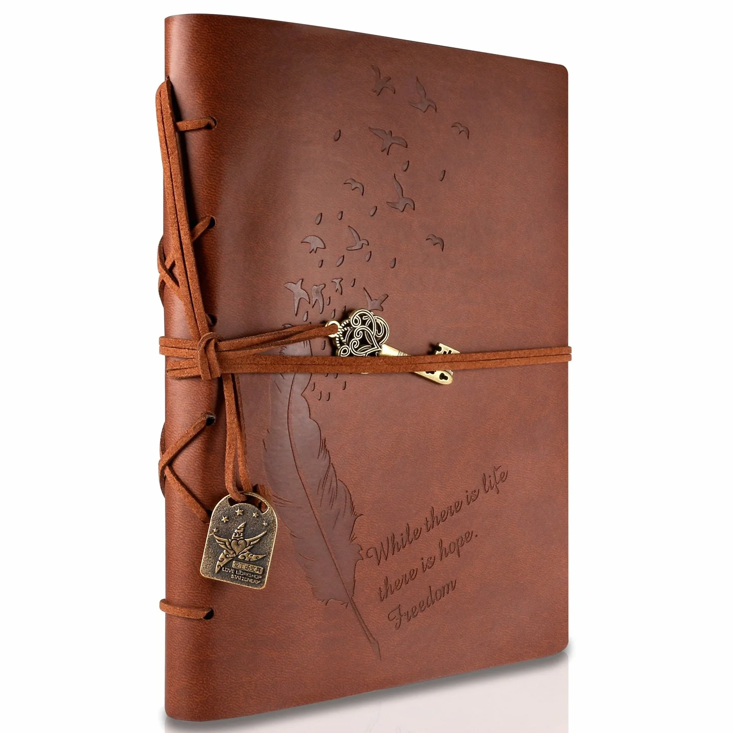 Carnet De Voyage A5 Cuir Vintage Journal Intime Notebook Cahier Café