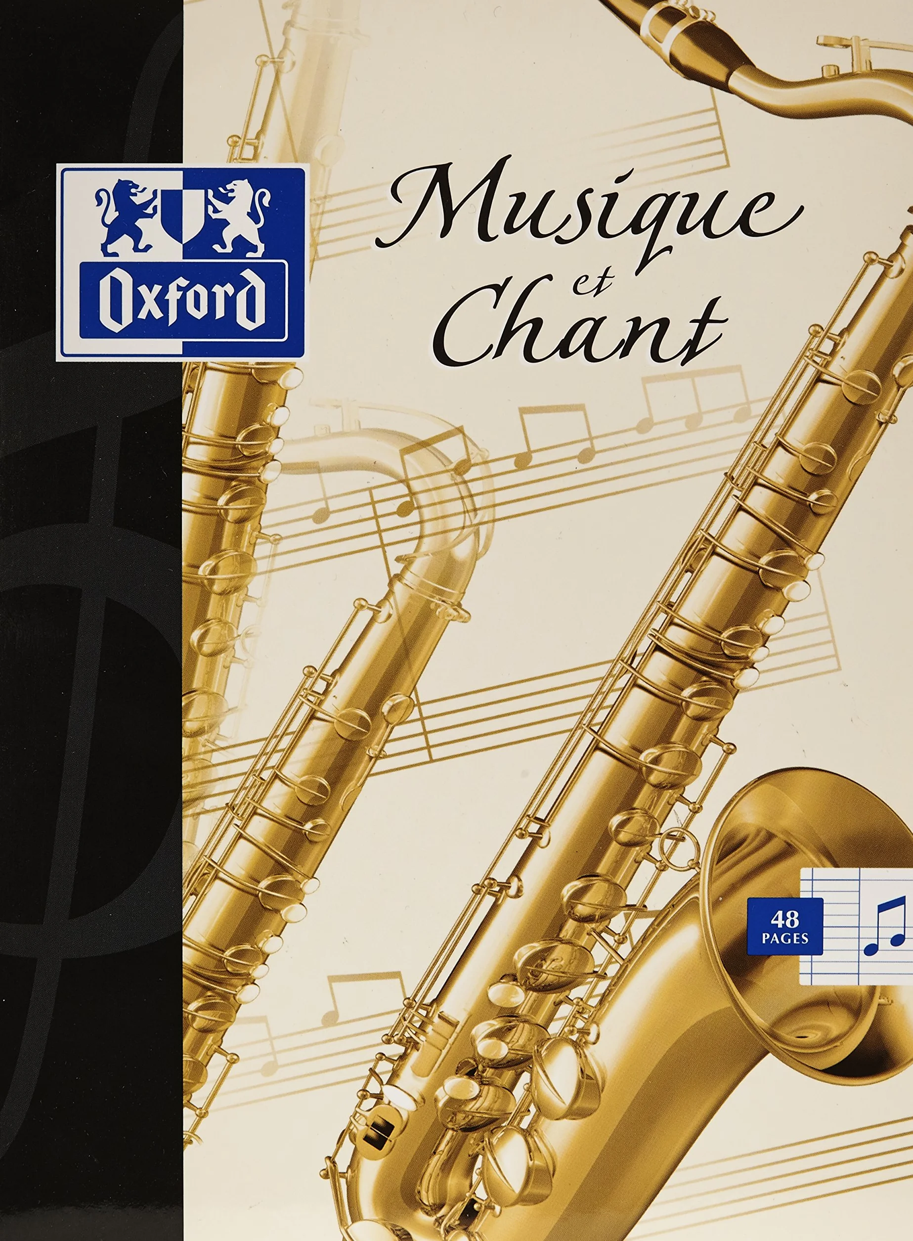 Oxford Cahiers de musique 17 x 22 cm Lot de 10