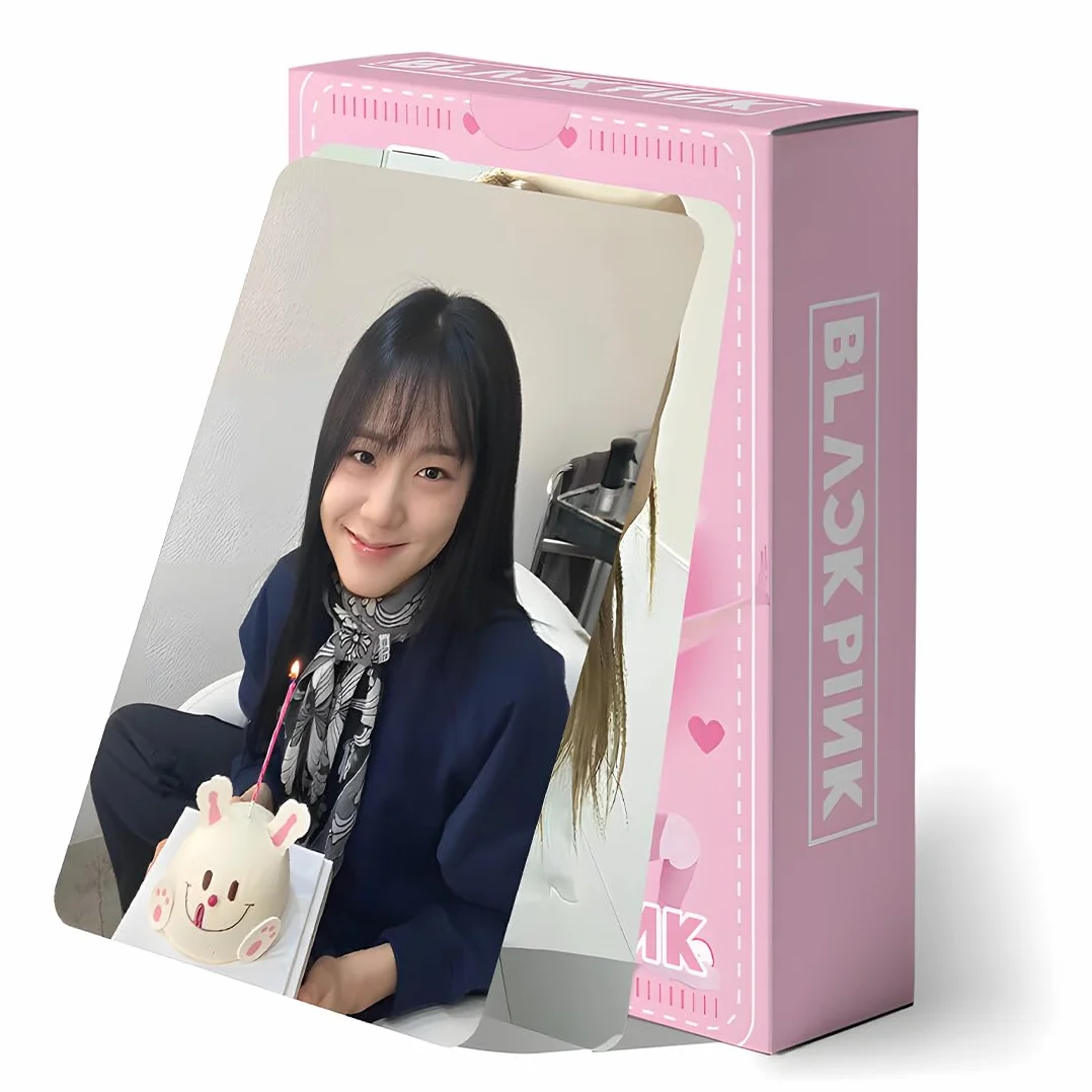 55 Pièces Cartes Kpop Blackpink Born Pink Lomo Photocards