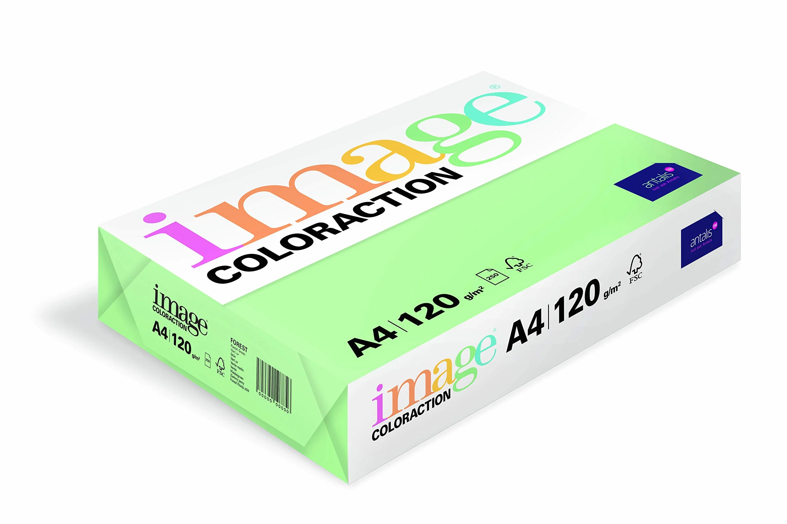 Papier de couleur Vert Forest 120 g/m² A4 Ramette 250 feuilles