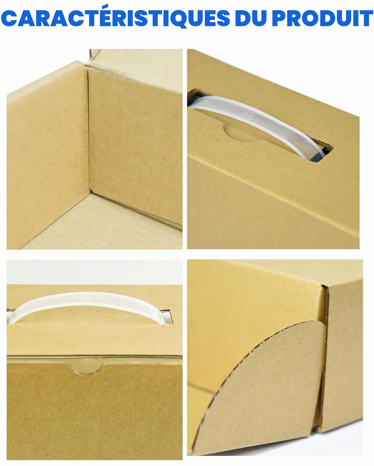 Boîte d'expédition pour ordinateur portable avec mousse de protection jusqu'à 17 pouces (43 cm)