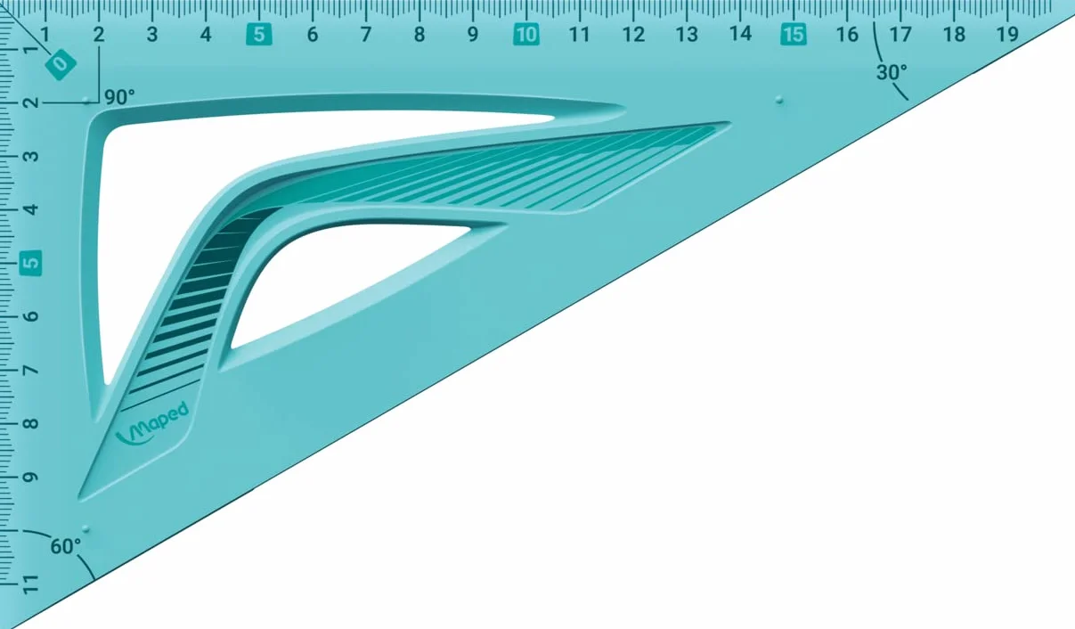 MAPED Kit de géométrie Flex incassable 4 pièces règle 30 cm