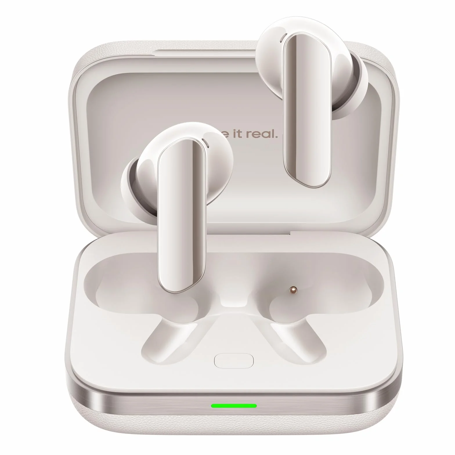 realme Air 7 Pro Traducteur en Direct avec IA Conception Aluminium aéronautique Drivers 11 mm + 6 mm Double DAC 48 Heures Lecture Hi-Res LHDC 5.0 White