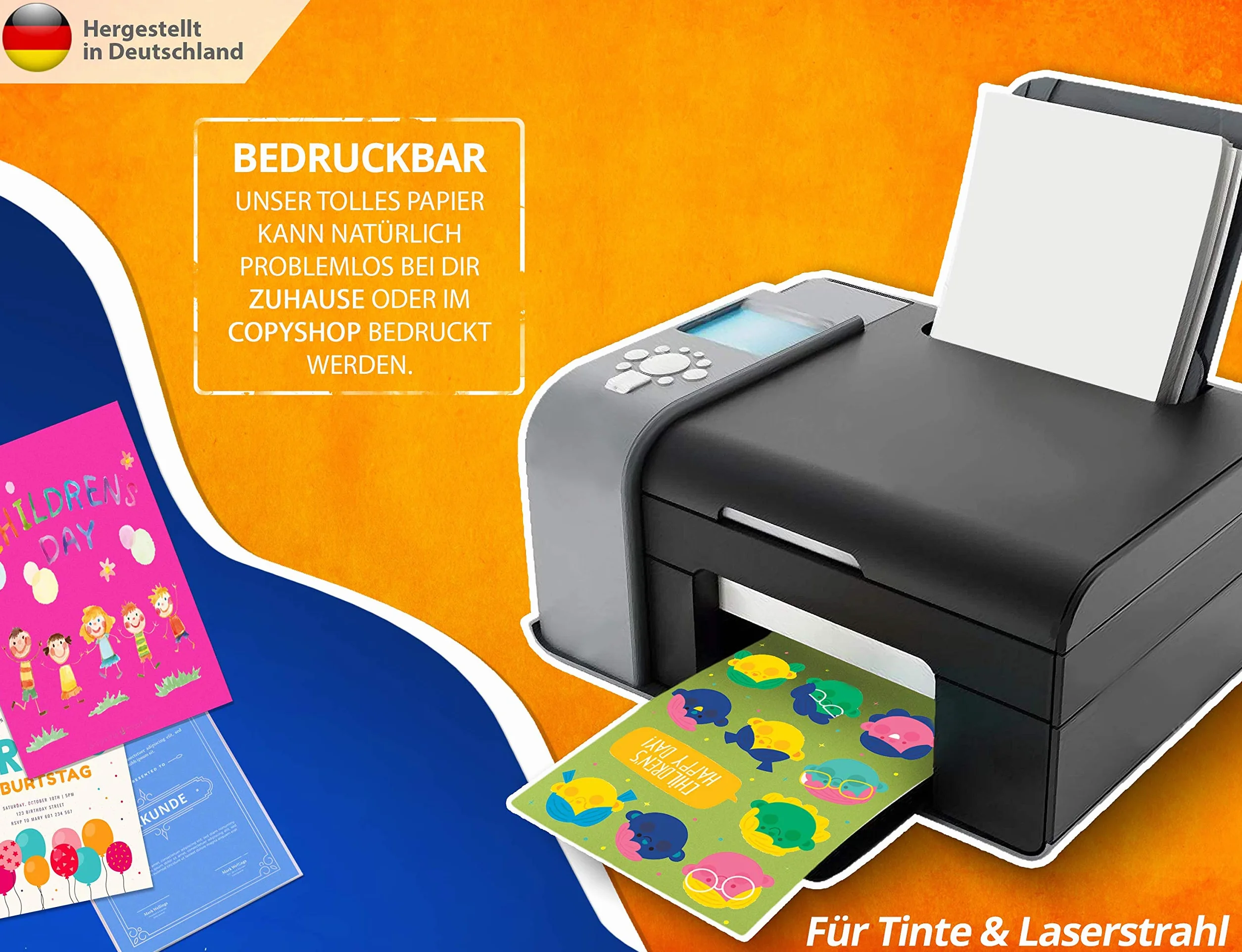 Papier imprimante blanc A3 150 feuilles 80 g DIN pour photocopieur laser jet d'encre