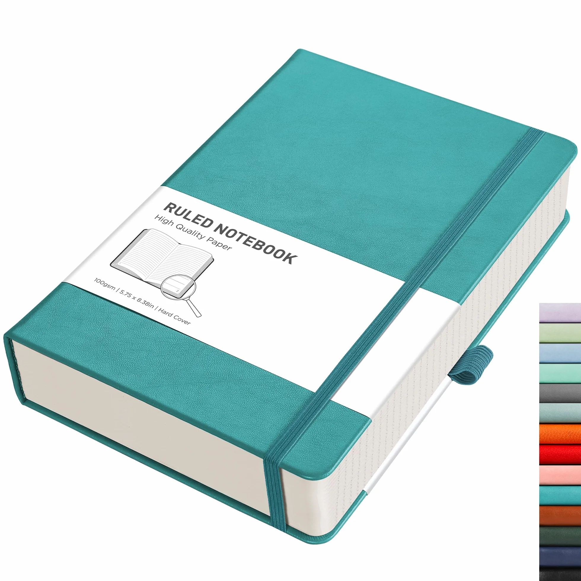 RETTACY Carnet de Notes Ligné A5 320 pages numérotées Couverture Rigide 14,5 x 21 cm