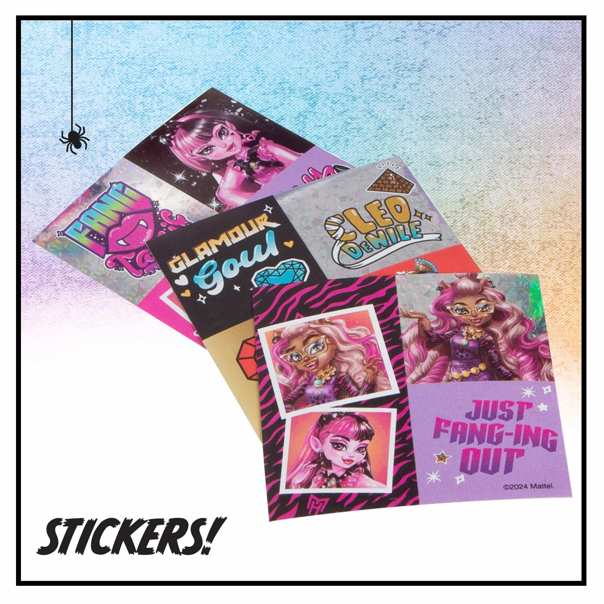 ColorBaby Monster High 77515 Coffret d'écriture pour Enfant avec Crayons, Stylos, Tampons et Autocollants