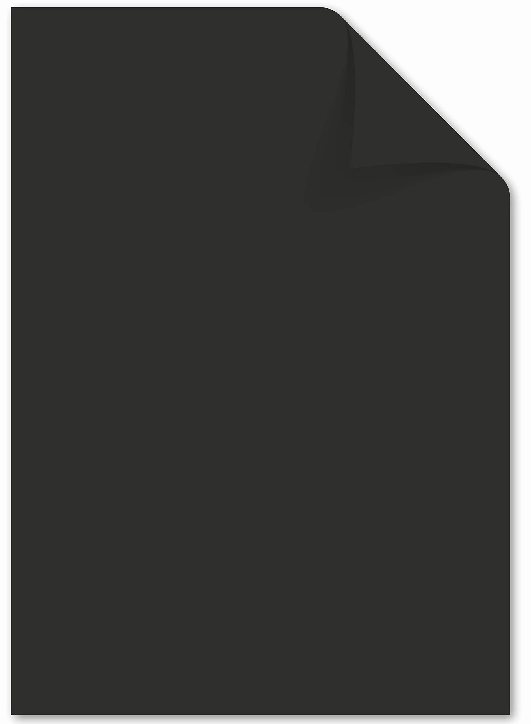 Kangaro Papier A4 160g Noir 29,7x21cm Lot de 50 Feuilles