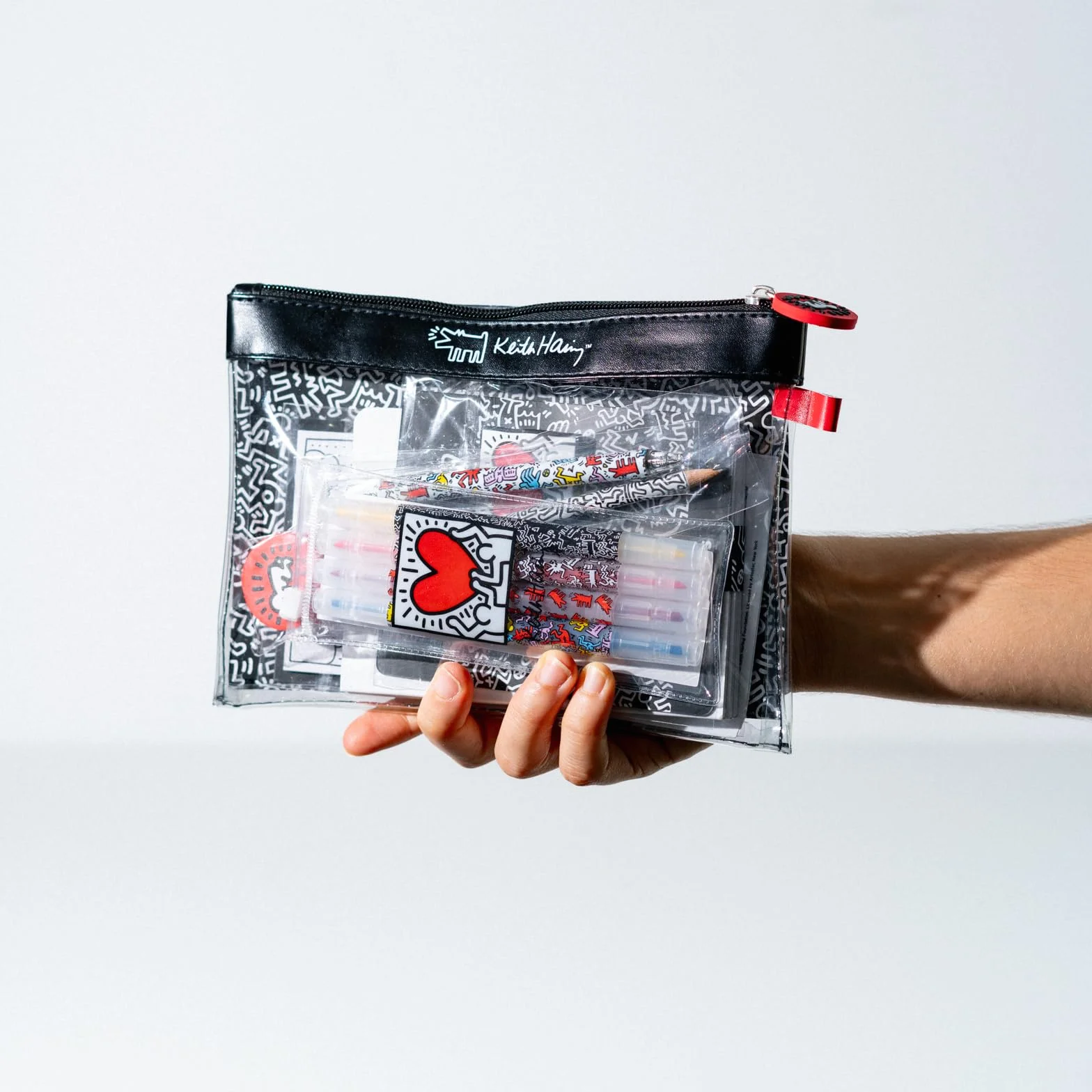 Grupo Erik Keith Haring Set Papeterie Stylo Bille Crayon Surligneurs Carnets A6 Stickers