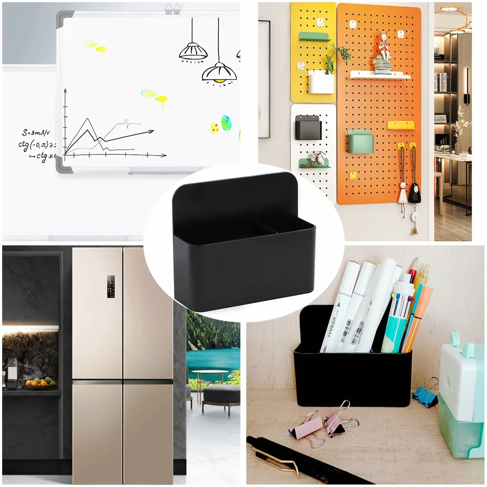 Porte-stylo magnétique Support de marqueur Organisateur de réfrigérateur Tableau blanc