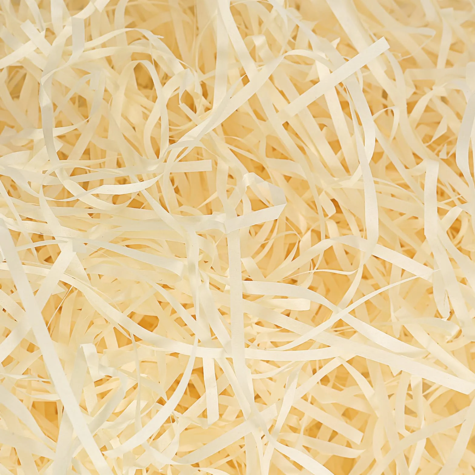 Papier Déchiqueté 150g, Remplissage Panier Cadeau, Raffia Papier de Soie (Champagne)
