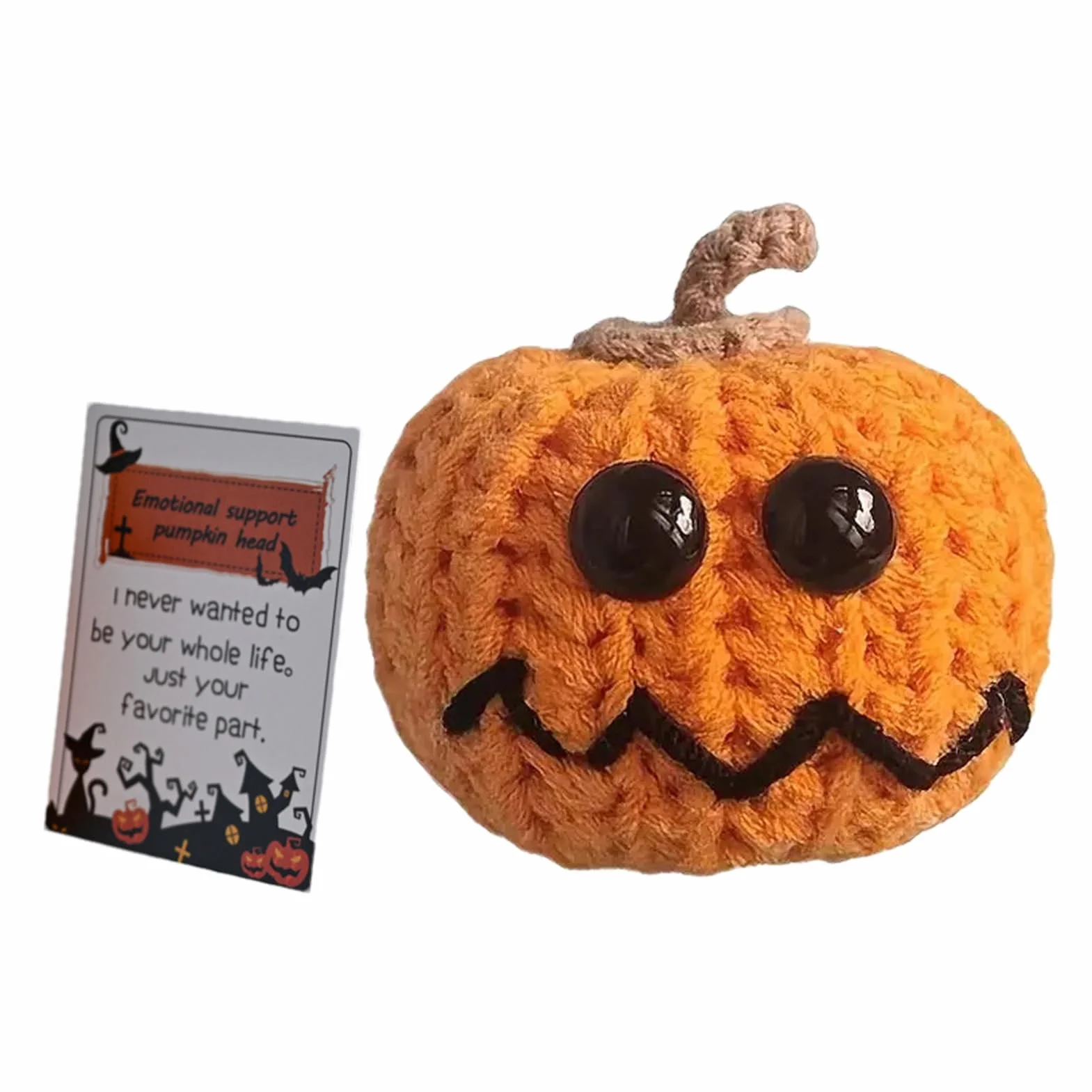 Crochet Décoratif avec Carte Motivante, Cadeau Inspirant pour Maison Bureau Anniversaire