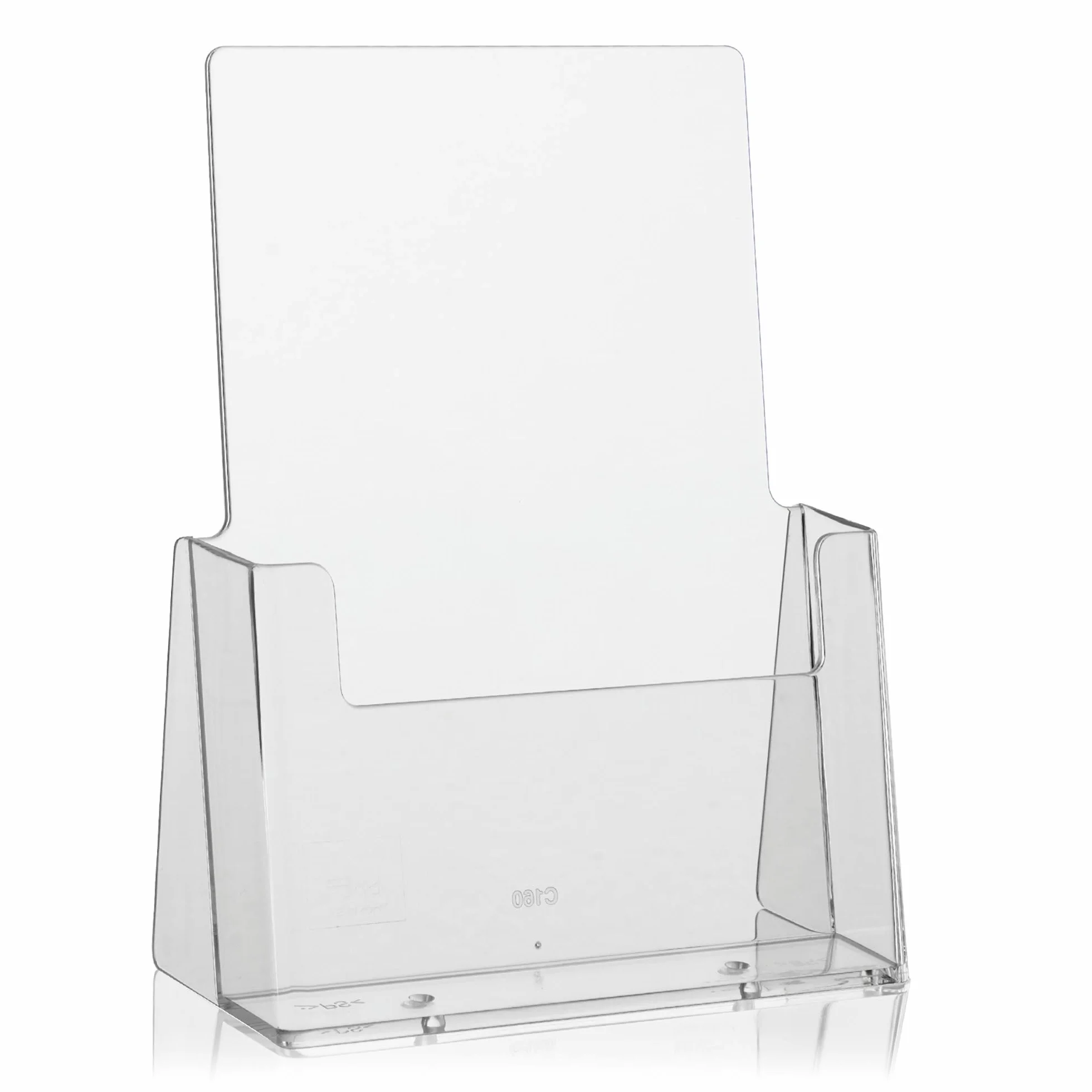 Taymar Présentoir à prospectus Porte-brochures Format DIN long Lot de 5 Format A5 Transparent