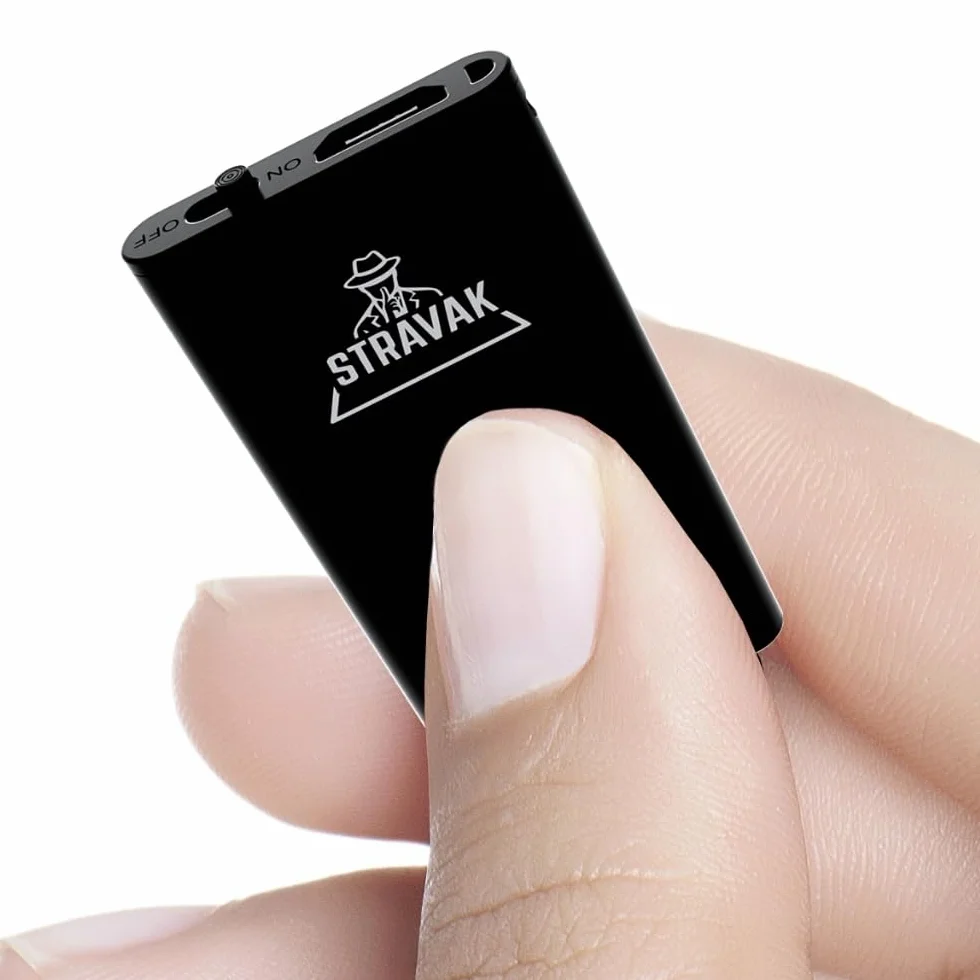 Micro Espion 8 Go Mini Enregistreur Vocal Ultra-Discret 43 x 23 x 5 mm Haute Sensibilité Longue Autonomie
