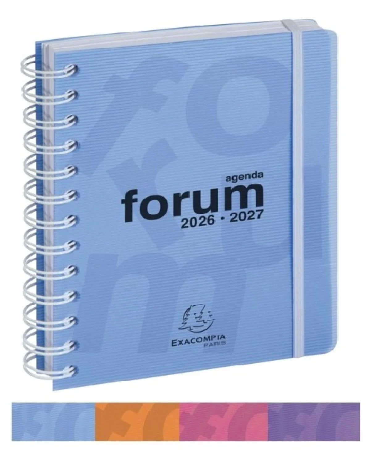 Exacompta Agenda Forum Linicolor 12 x 17 cm Journalier Août 2026 à juillet 2027