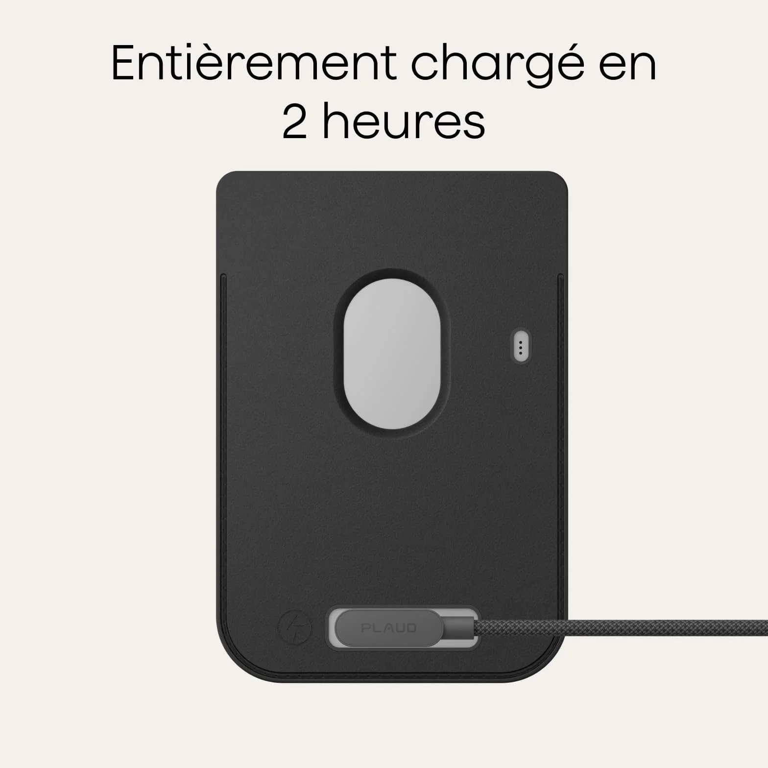 Plaud Note Pro Kit de Remplacement Câble Charge Magnétique USB-C Anneau 0,2″ Accessoire Officiel