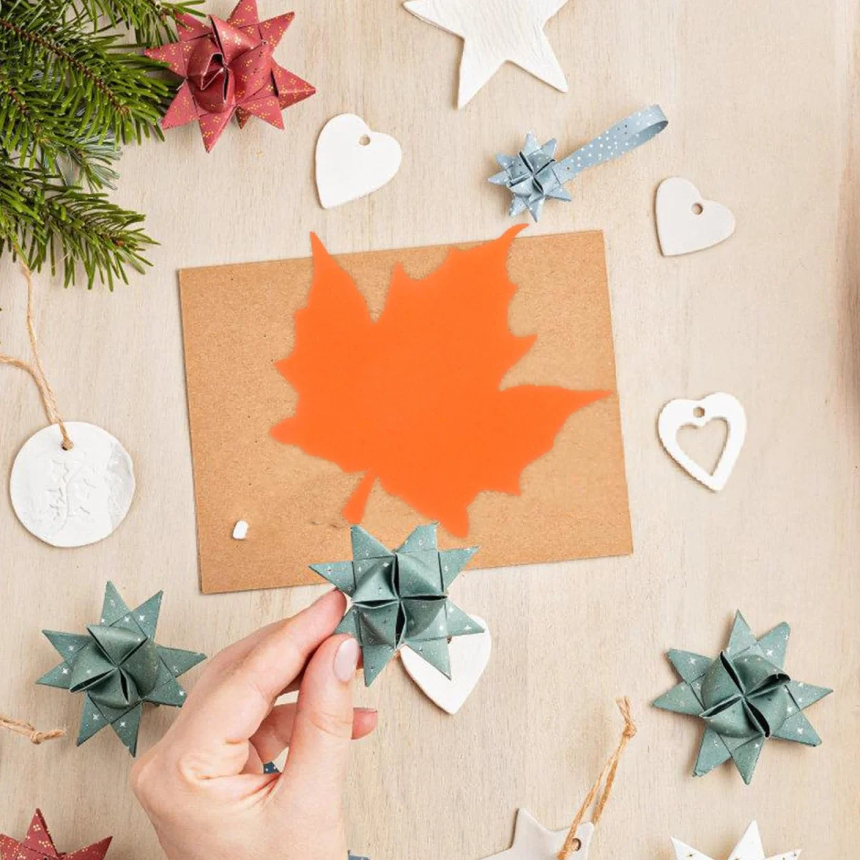 50 Cartes Message Feuilles Érable Découpées Main Papier Déco Automne Thanksgiving Fête Diy