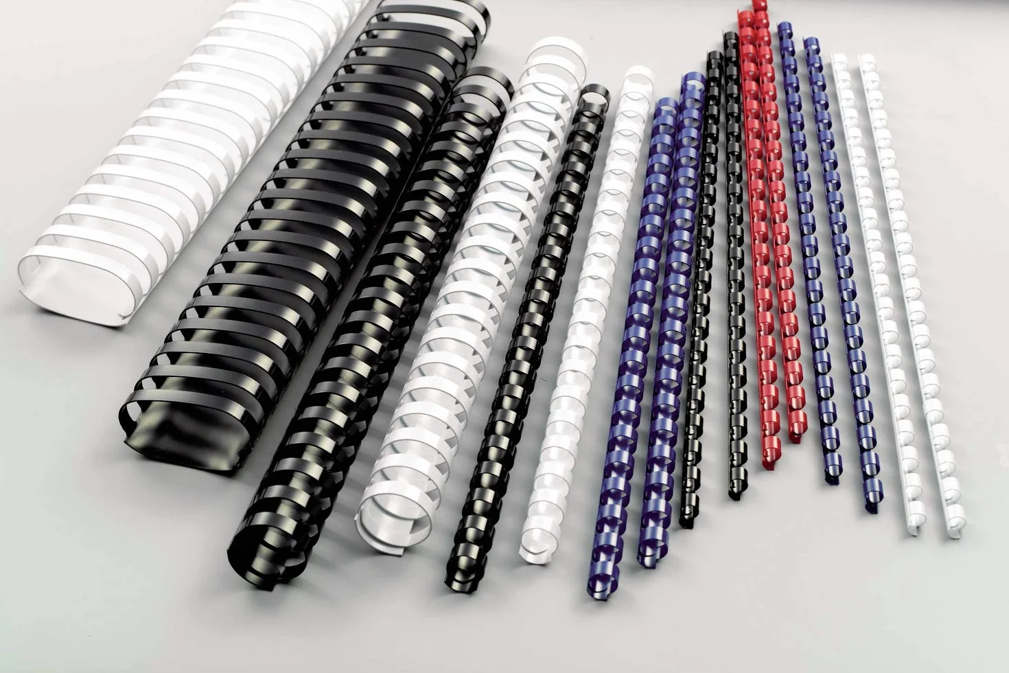 Lot de 50 Peignes Plastique CombBind A4 21 Anneaux 32 mm Reliure Modifiable Noir