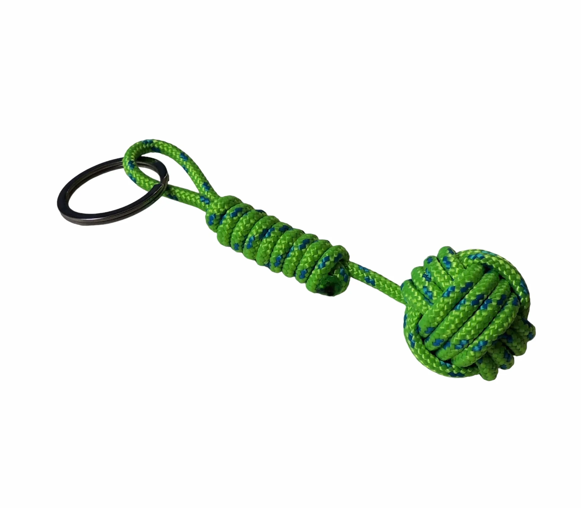 Porte-clés Pomme de Touline vert et bleu