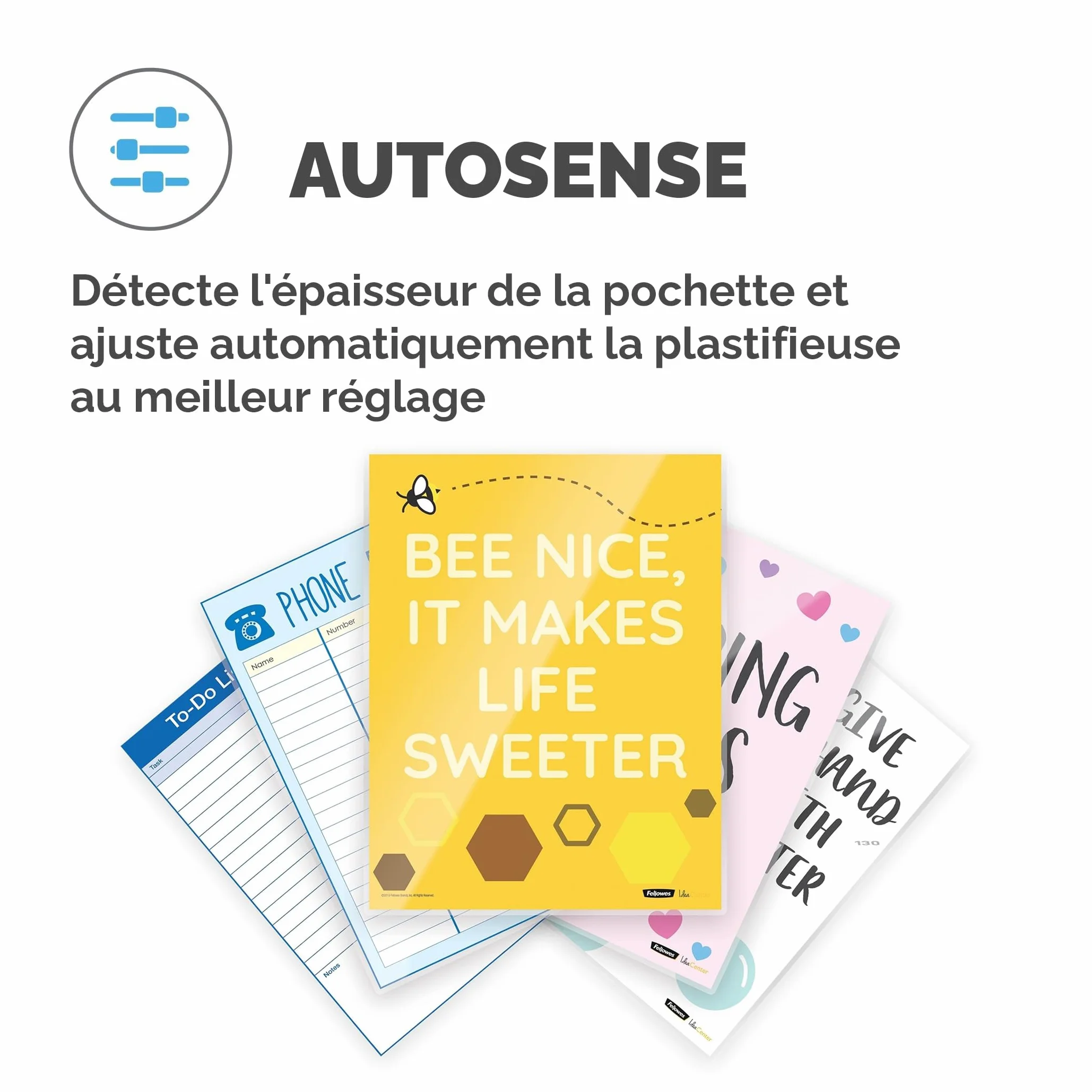 Fellowes Plastifieuse Neptune 3 A3 175 Microns Anti-Bourrage Auto-Sense InstaHeat