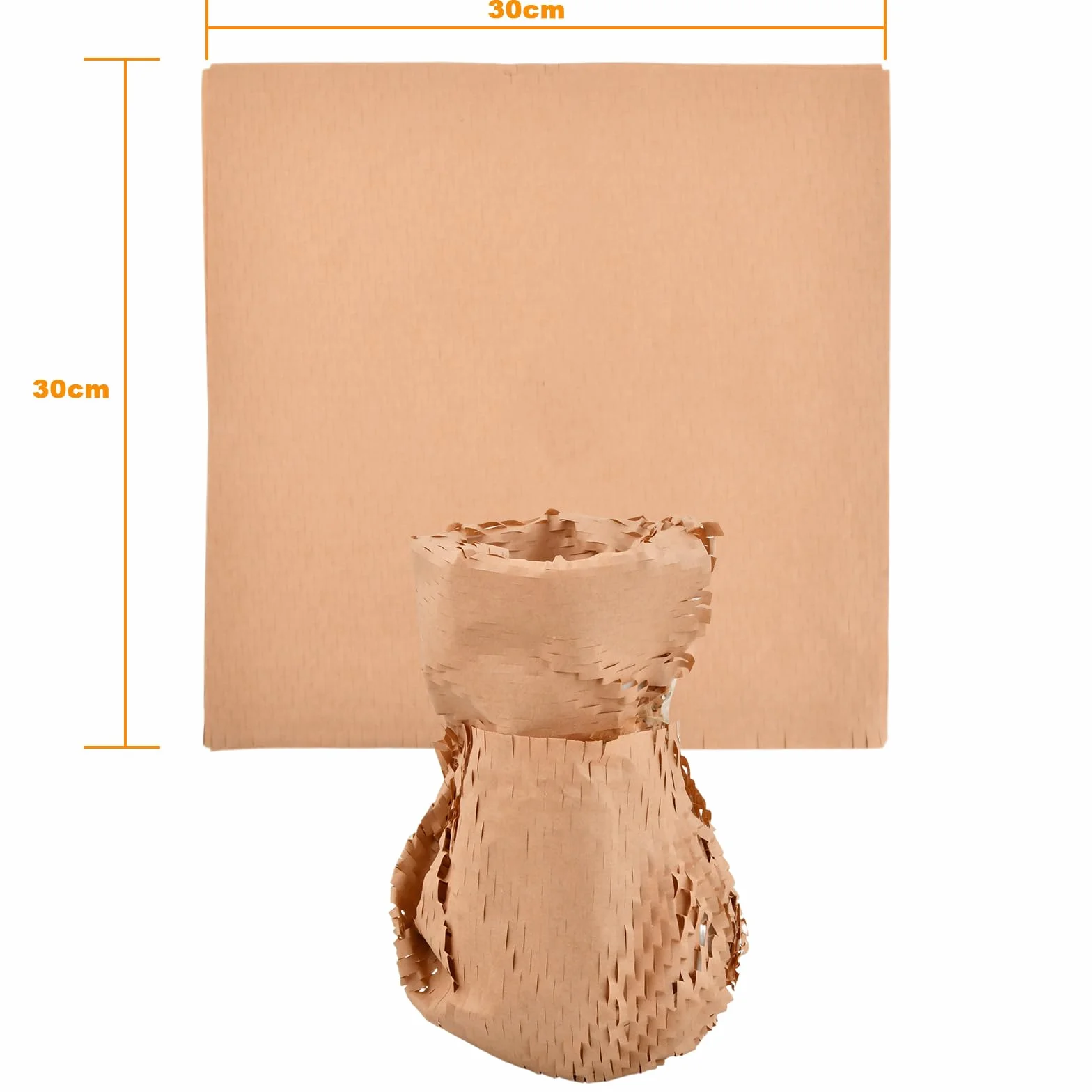 Papier d'Emballage en Nid d'Abeille 100 Feuilles, Papier Kraft Écologique pour Colis Déménagement
