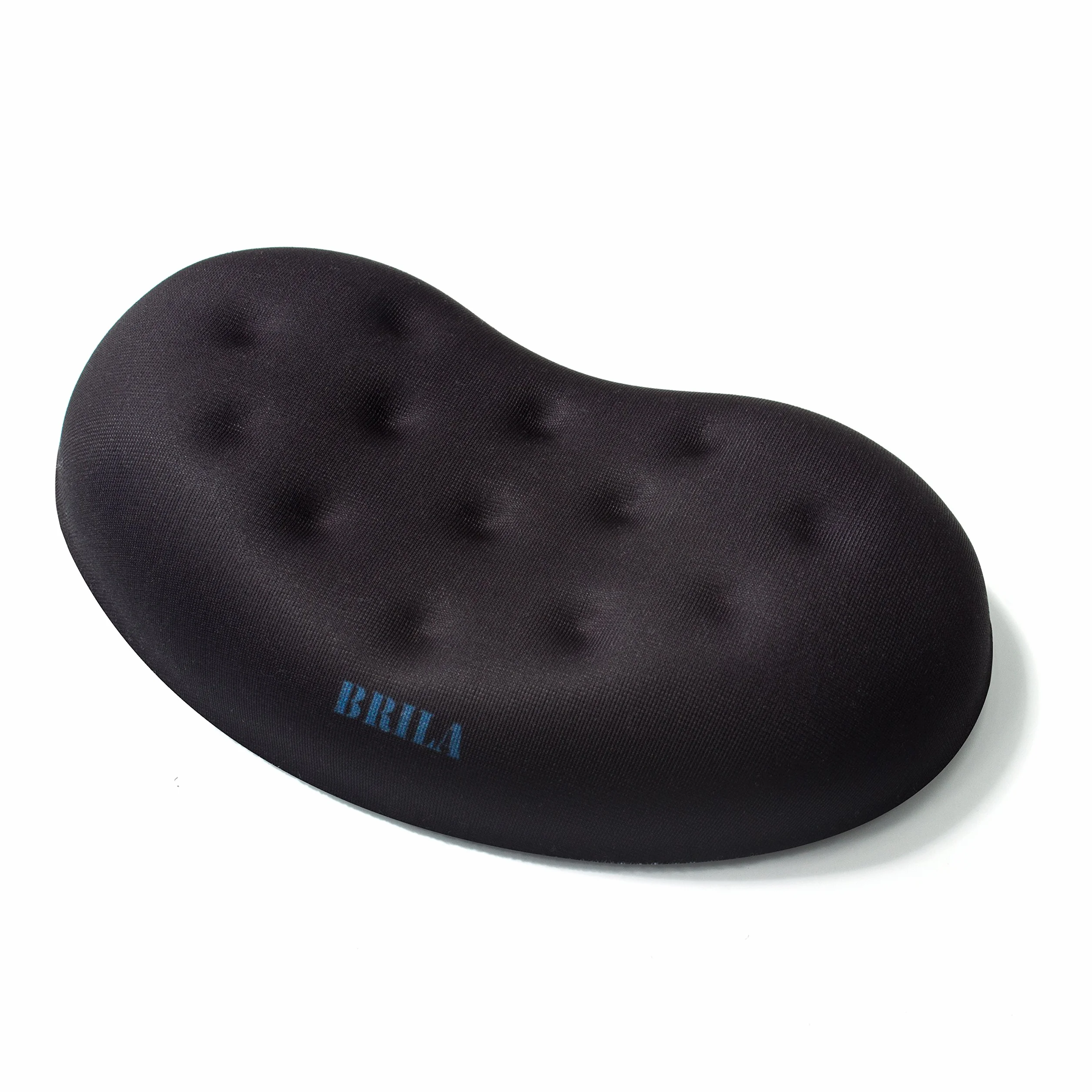 Brila Mouse Wrist Rest Coussin de soutien Pad pour ordinateur portable PC Gaming - Mousse à mémoire de forme Gel Motif ergonomie trous de massage