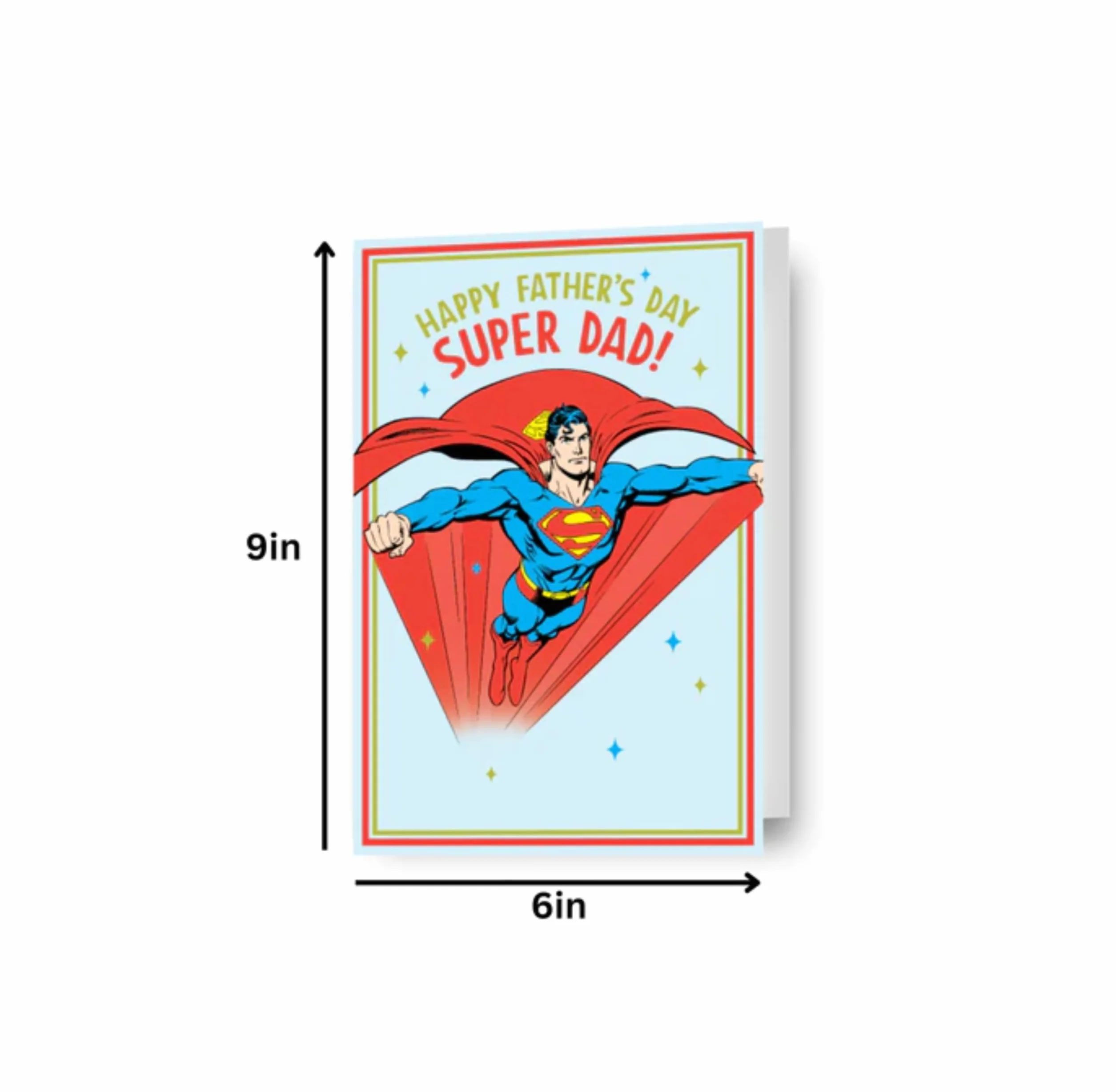 Superman Papa Carte de Fête des Pères Danilo Promotions LTD WB