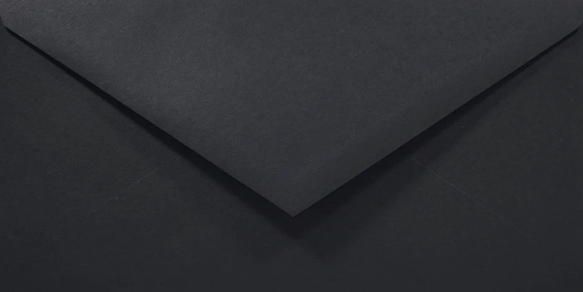 Netuno 100 enveloppes noires DL 110 x 220 mm 80g Rainbow enveloppes longues colorées