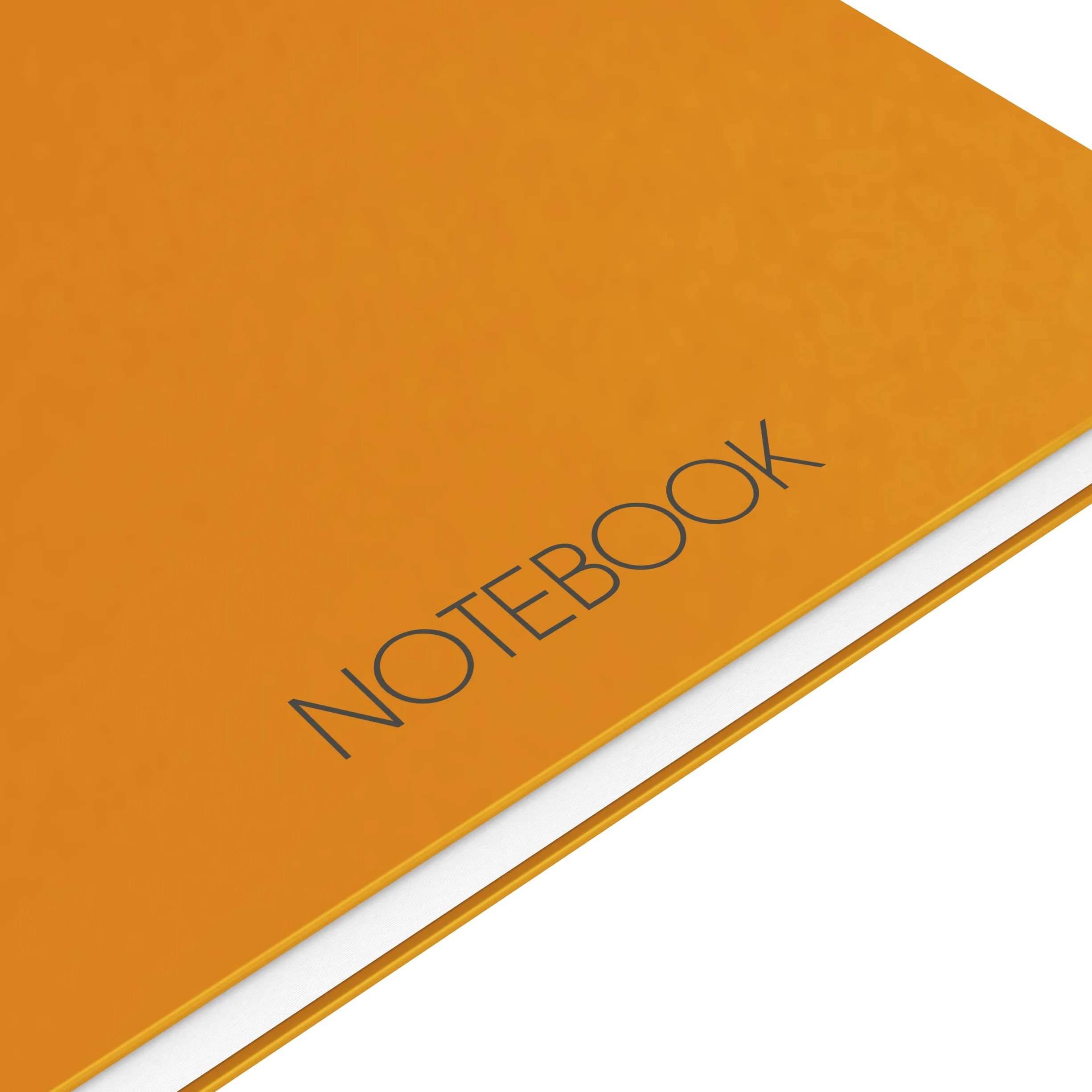 OXFORD Cahier International A5+ Ligné 6mm 160 Pages Reliure Intégrale Orange