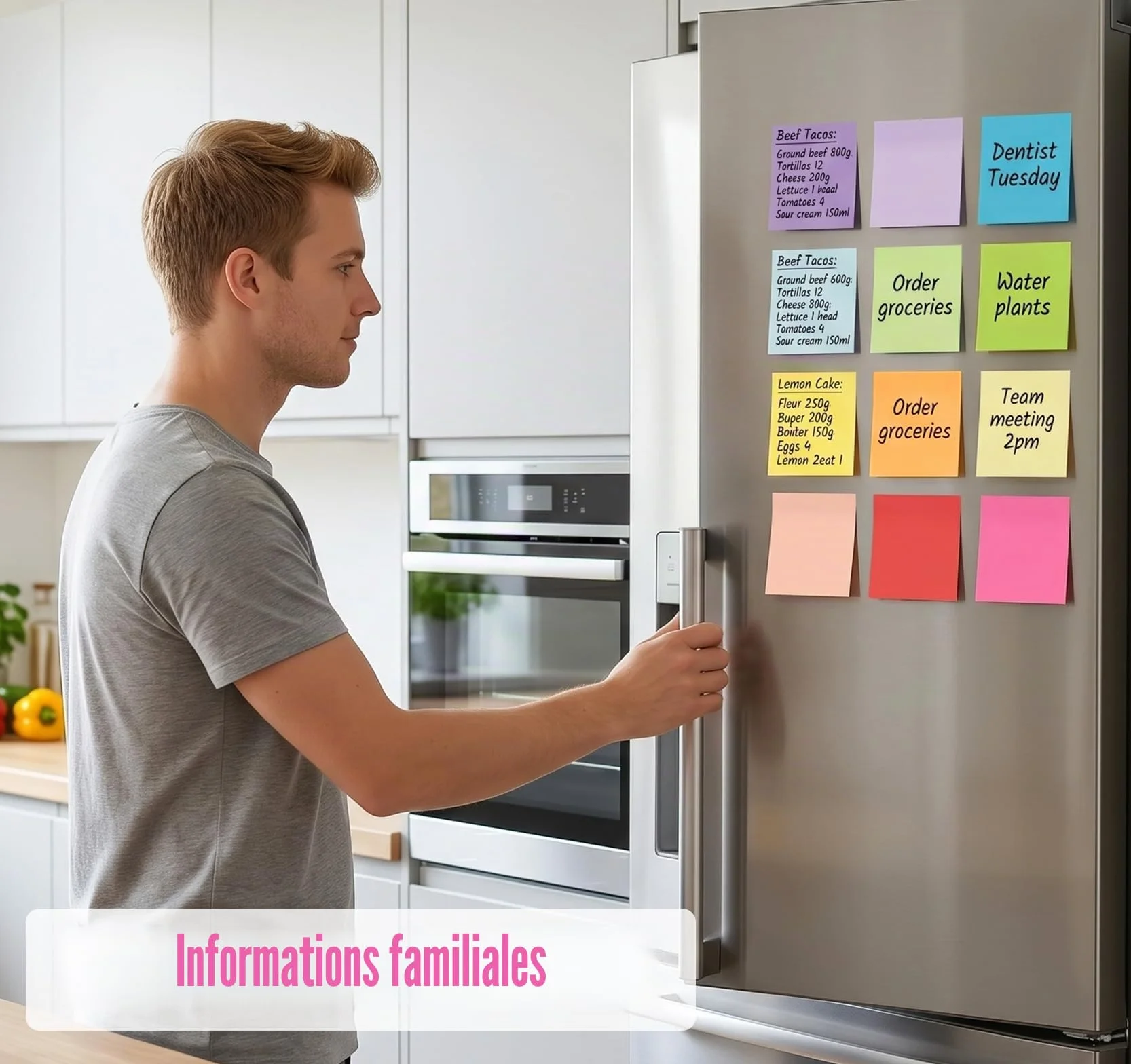 Agoer 1200 Feuillets Notes Super Sticky Notes, 50 x 38mm, 12 Couleurs, 12 Blocs, Mini Notes Adhésives Réutilisables pour Bureau