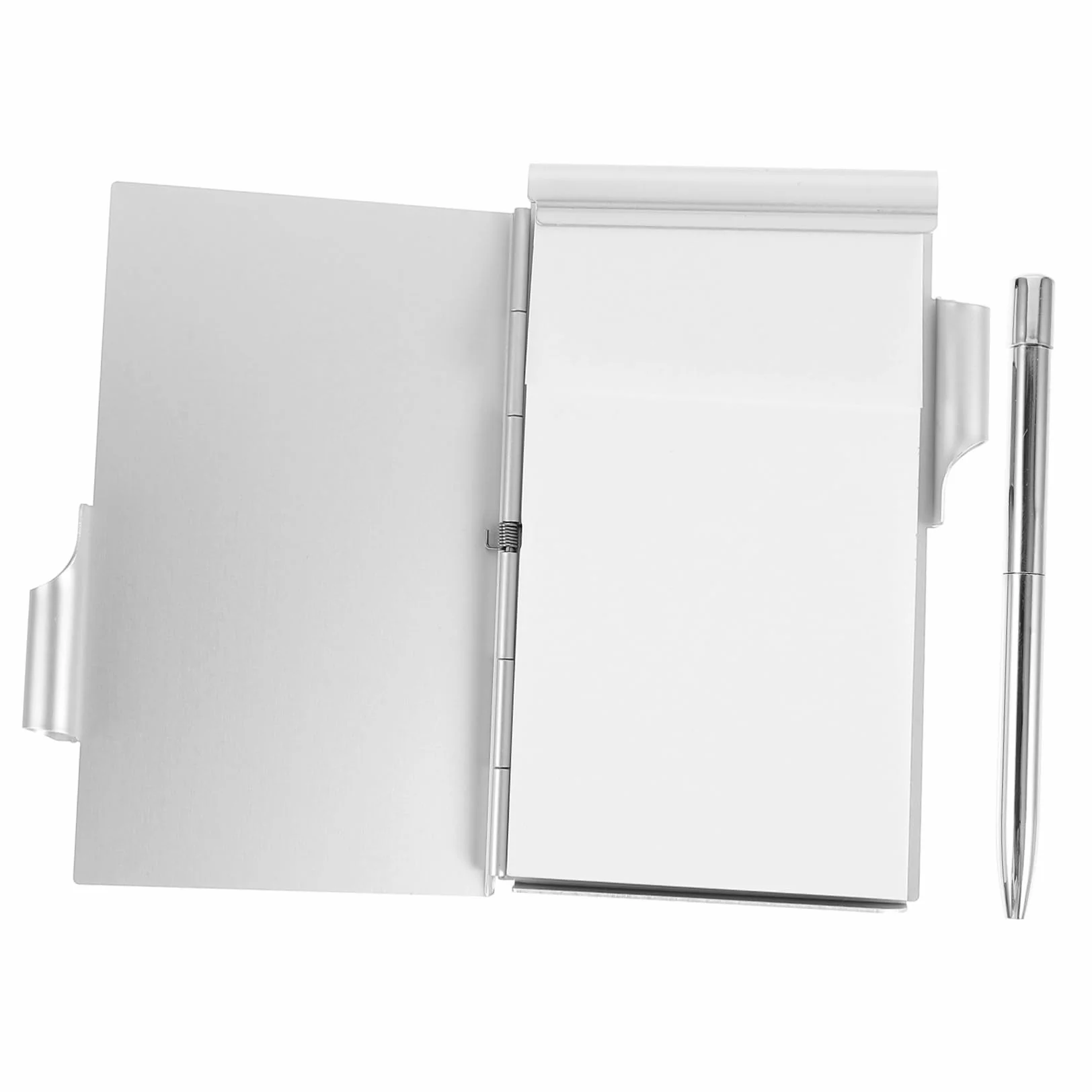 NUOBESTY Lot De 2 Petits Carnets De Voyage En Métal Avec Stylo